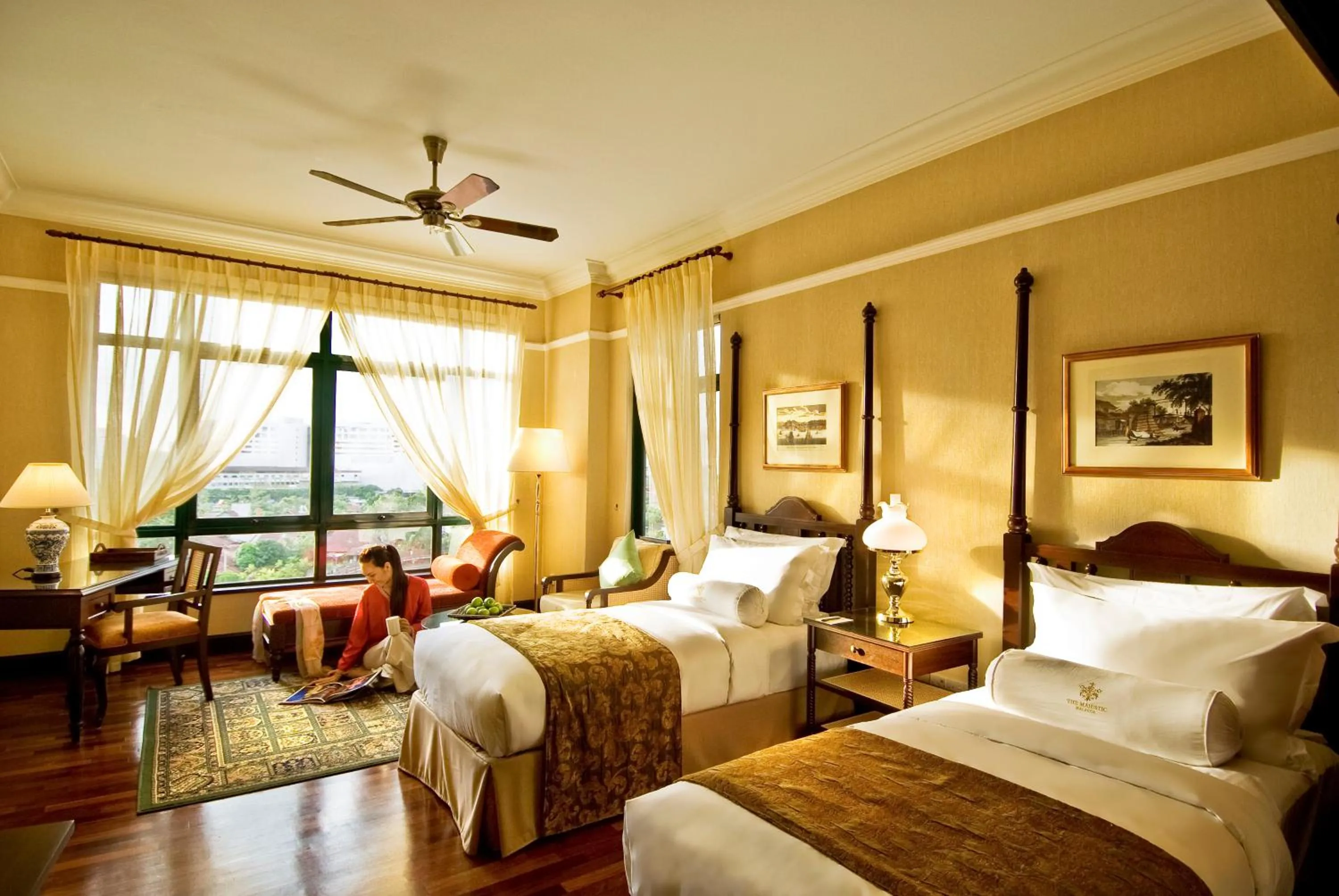 Photo of the whole room, Bed in The Majestic Malacca Hotel - Small Luxury Hotels of the World