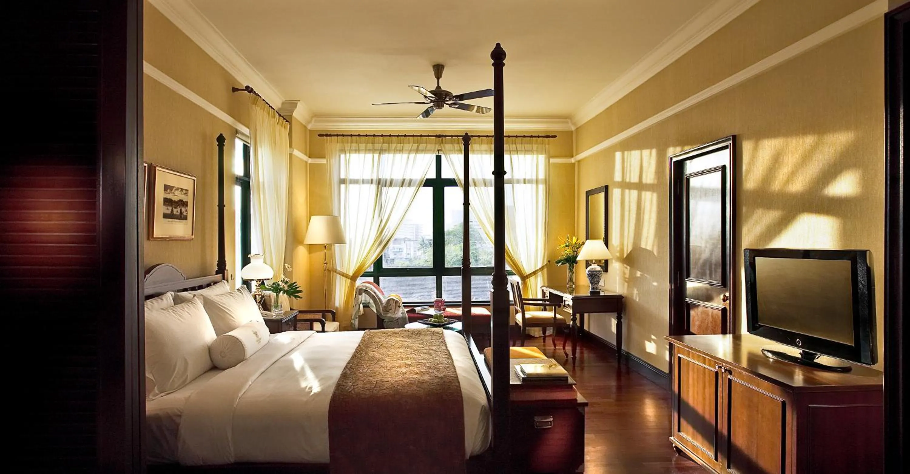 Photo of the whole room, Bed in The Majestic Malacca Hotel - Small Luxury Hotels of the World