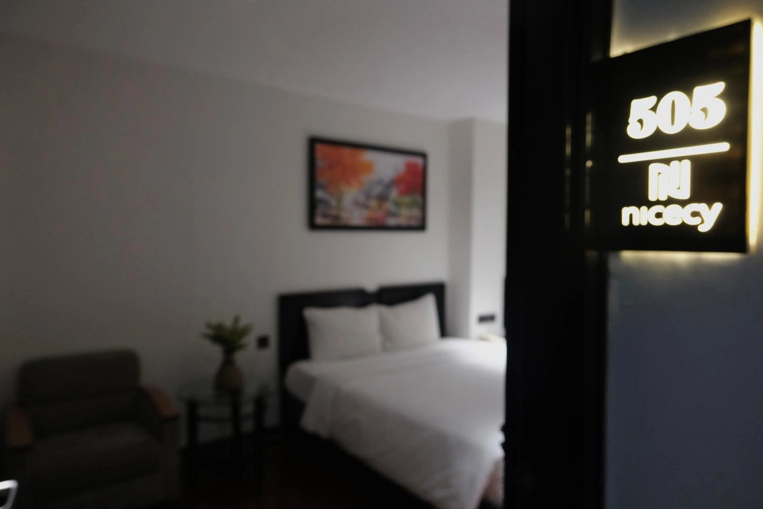 Decorative detail, Bed in Nicecy Boutique Hotel