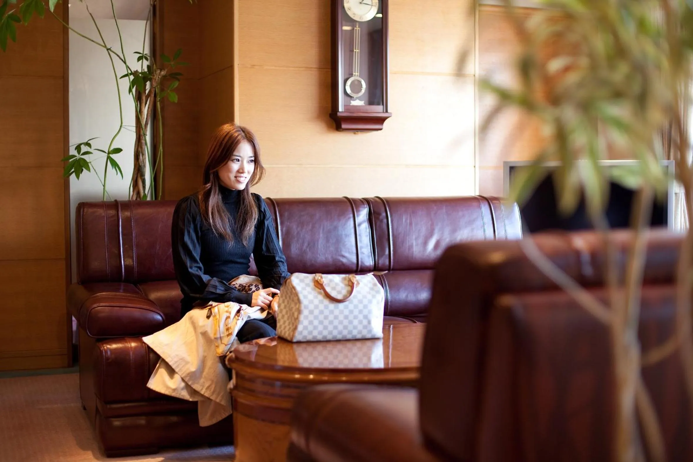 Lobby or reception in Hotel Seawave Beppu