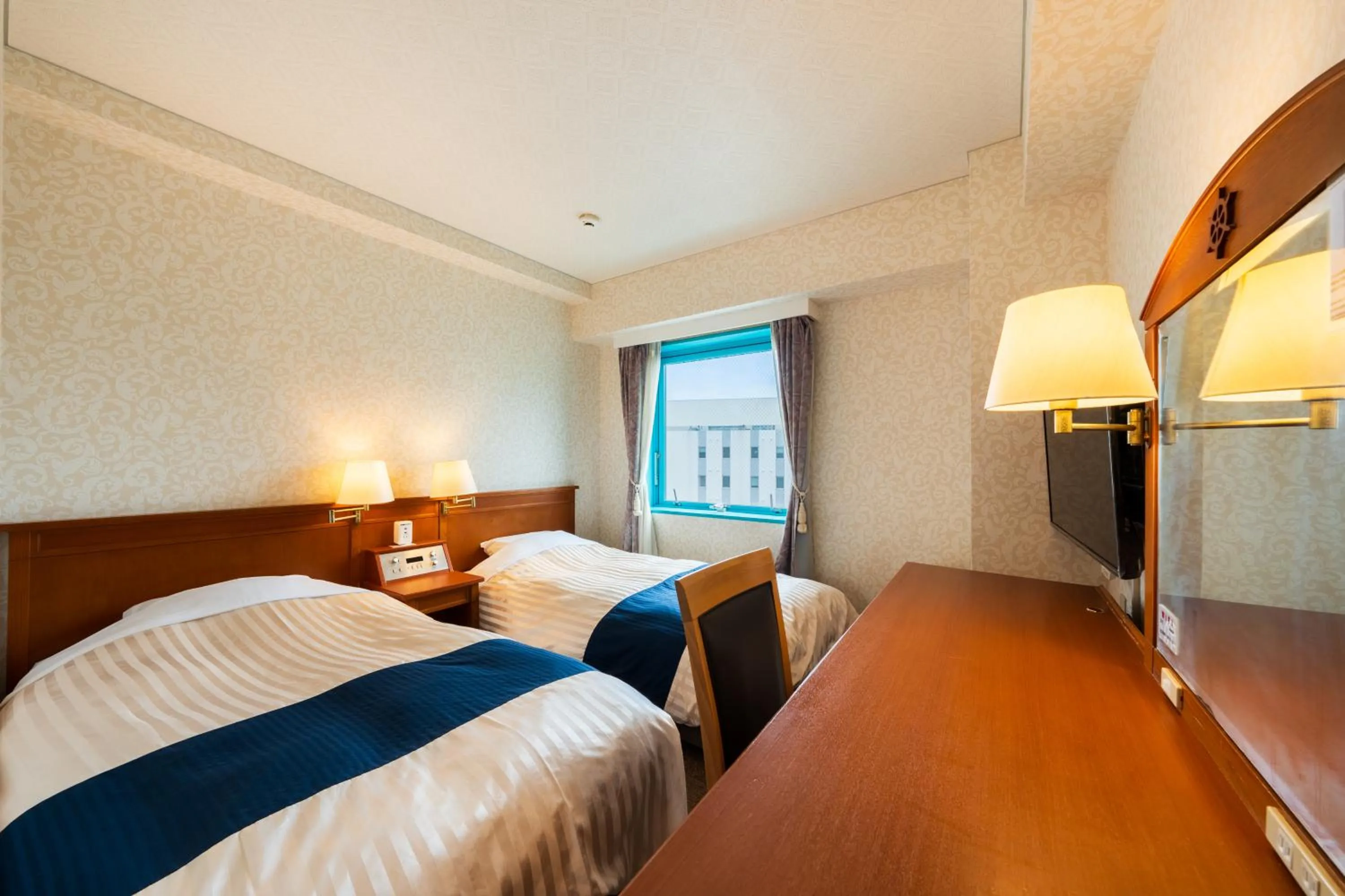 Photo of the whole room, Bed in Hotel Seawave Beppu