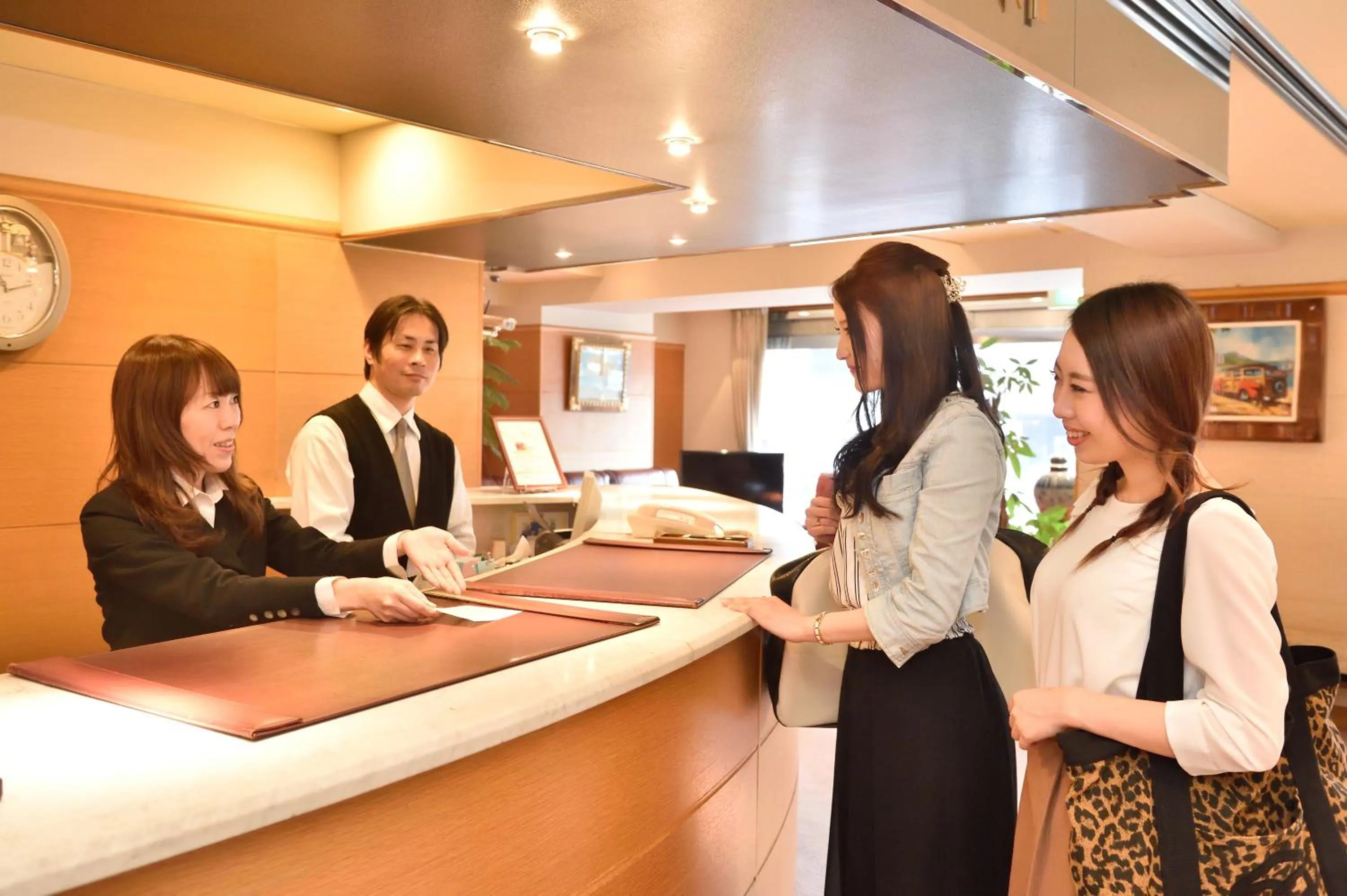 Staff in Hotel Seawave Beppu