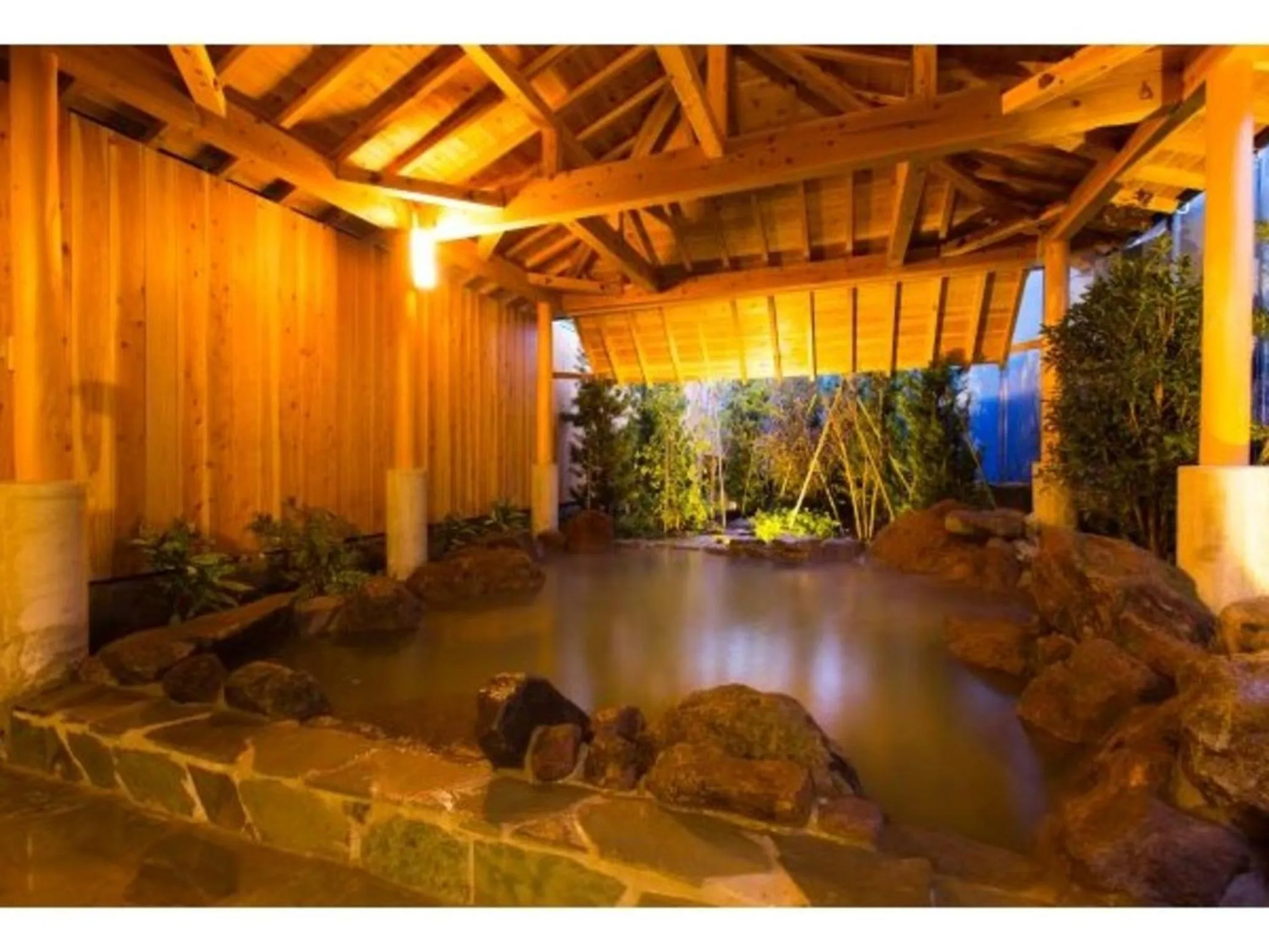 Hot Spring Bath in Hotel Seawave Beppu