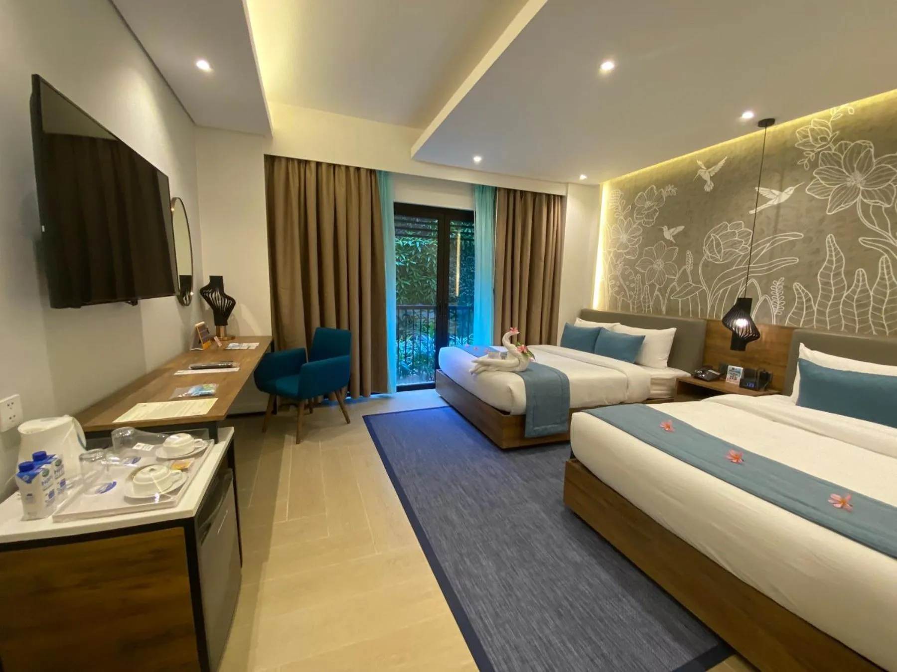 Bedroom, Bed in Fairways and Bluewater Boracay