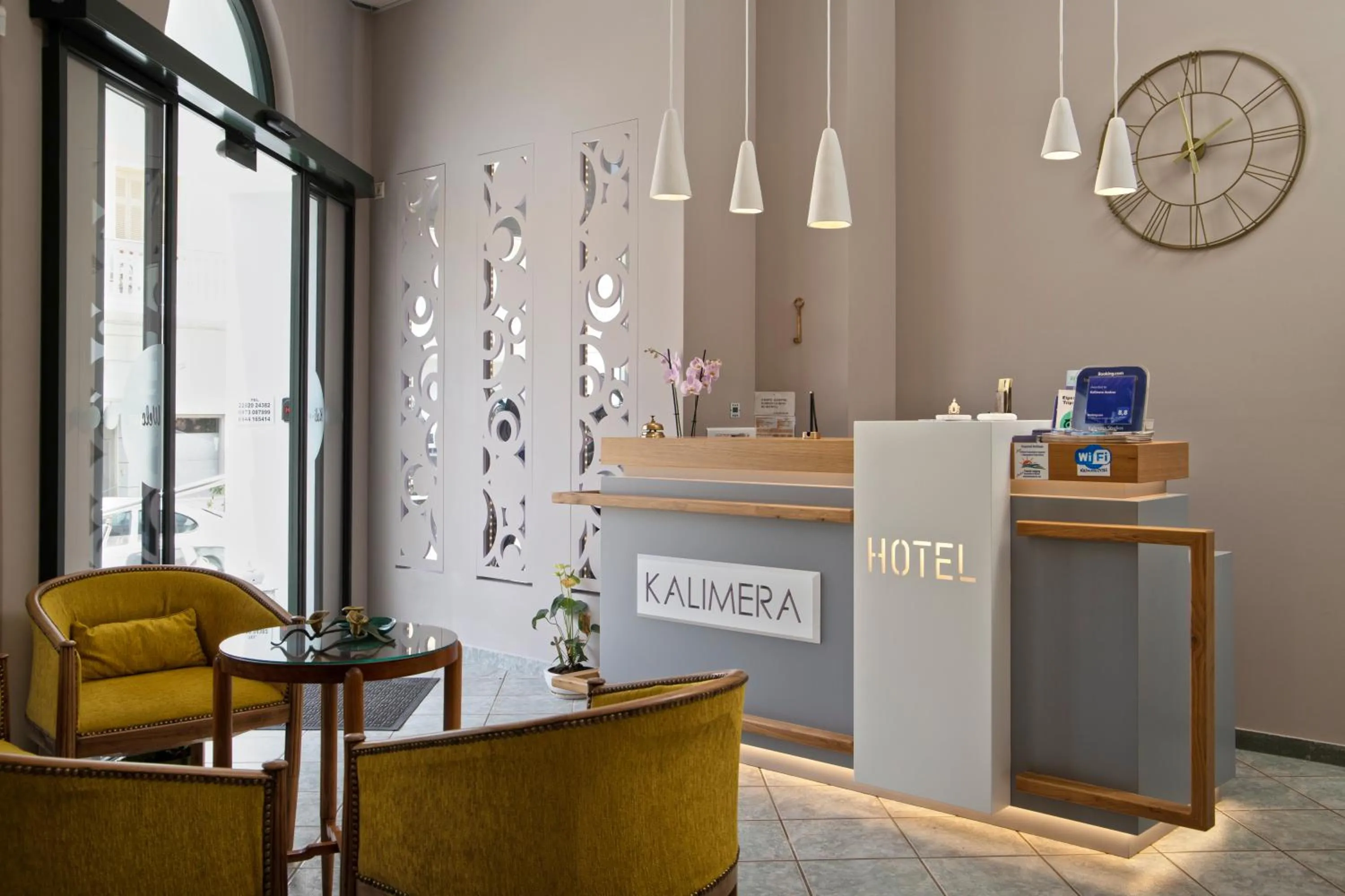 Living room in Kalimera Andros