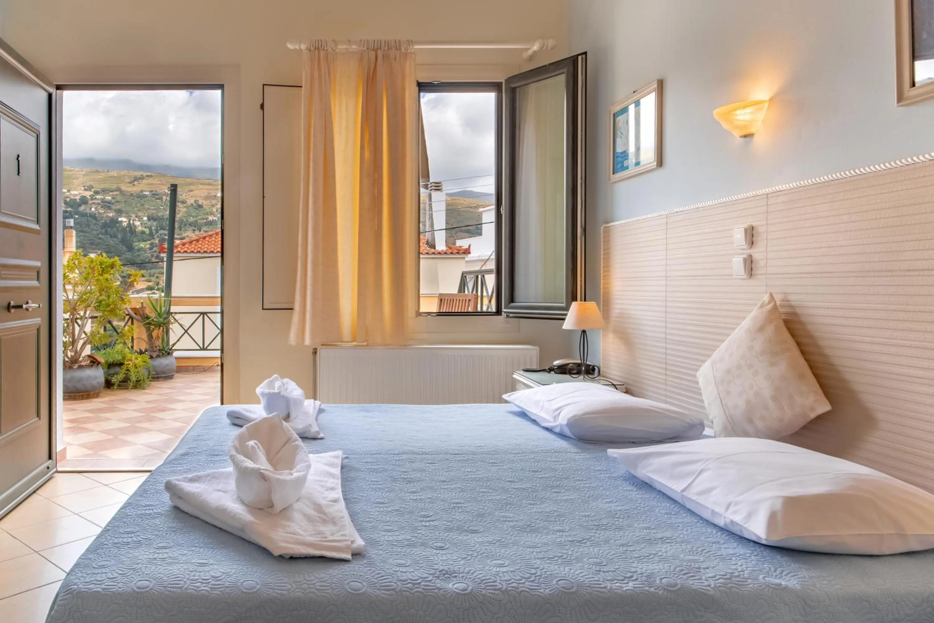 Bed in Kalimera Andros