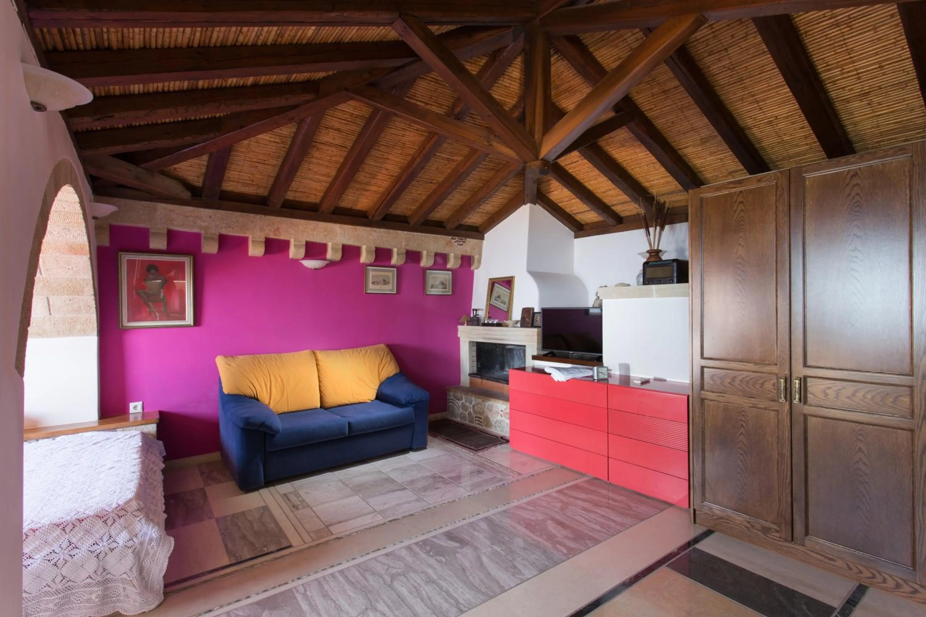 Living room in Aktaion Hotel