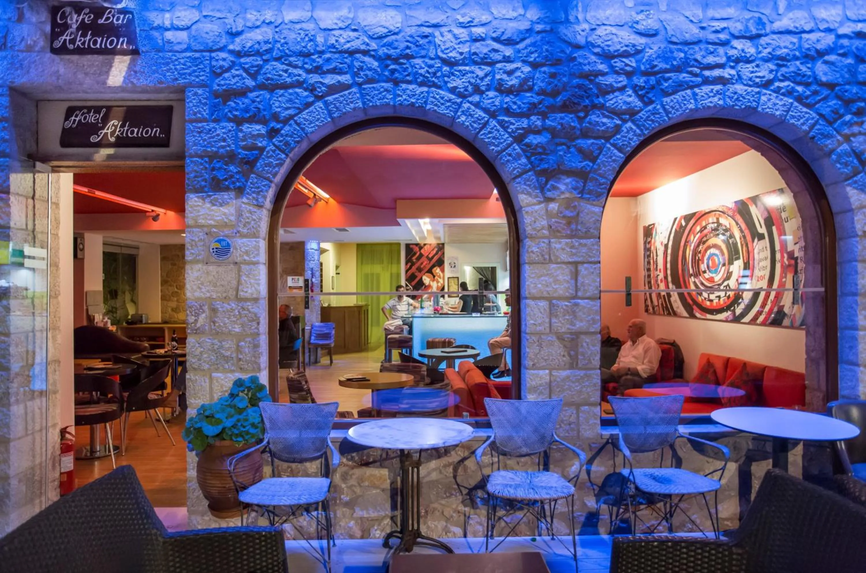 Facade/entrance in Aktaion Hotel