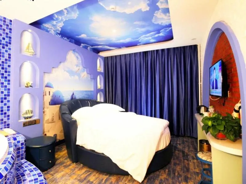 Bed in GreenTree Inn Beijing Nansihuan Xinfadi Business Hotel