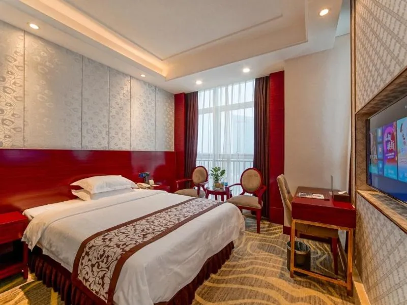 Bed in GreenTree Eastern GuangDong FoShan ShunDe District Huicong City Hotel