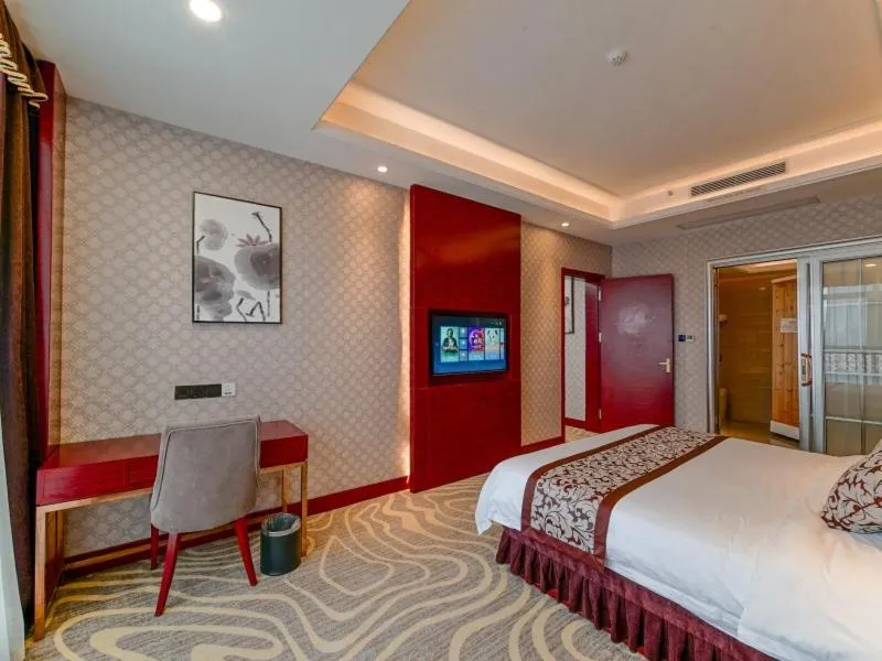 Bed in GreenTree Eastern GuangDong FoShan ShunDe District Huicong City Hotel