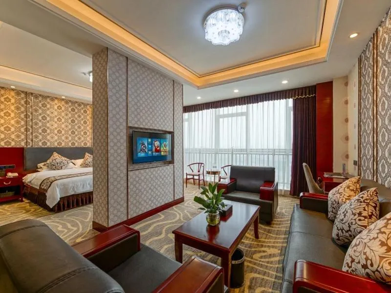 Bed in GreenTree Eastern GuangDong FoShan ShunDe District Huicong City Hotel