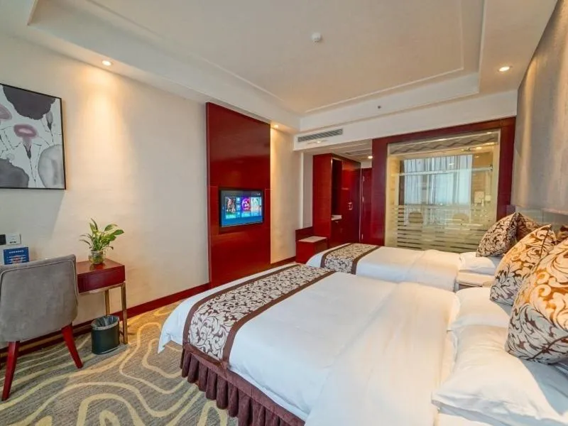 Bed in GreenTree Eastern GuangDong FoShan ShunDe District Huicong City Hotel