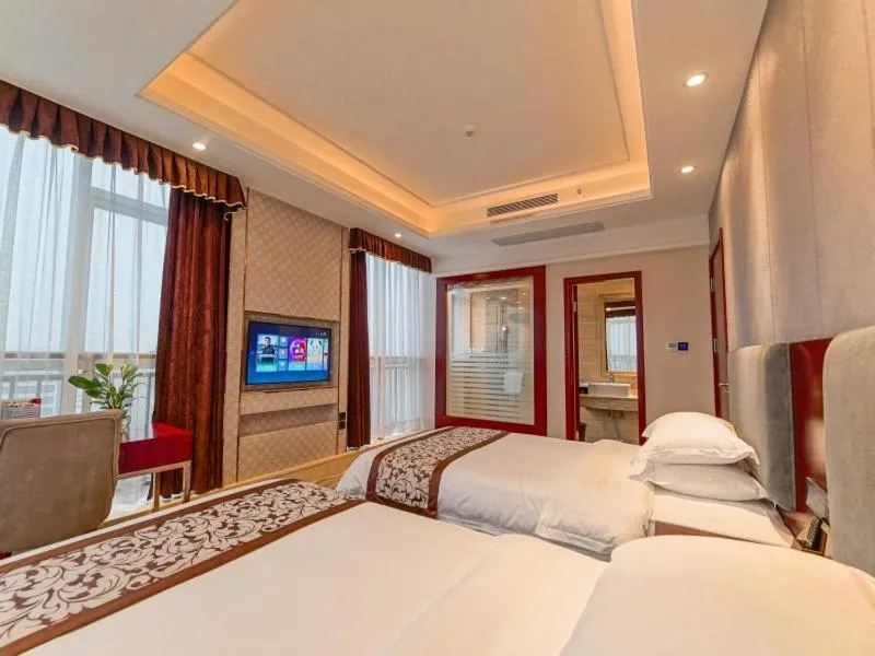 Bed in GreenTree Eastern GuangDong FoShan ShunDe District Huicong City Hotel