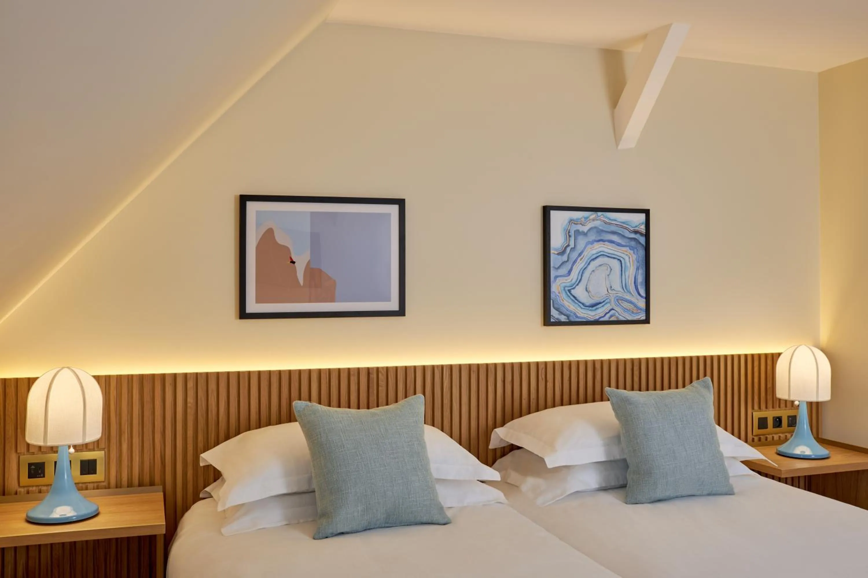 Bed in Castel Clara Thalasso & Spa