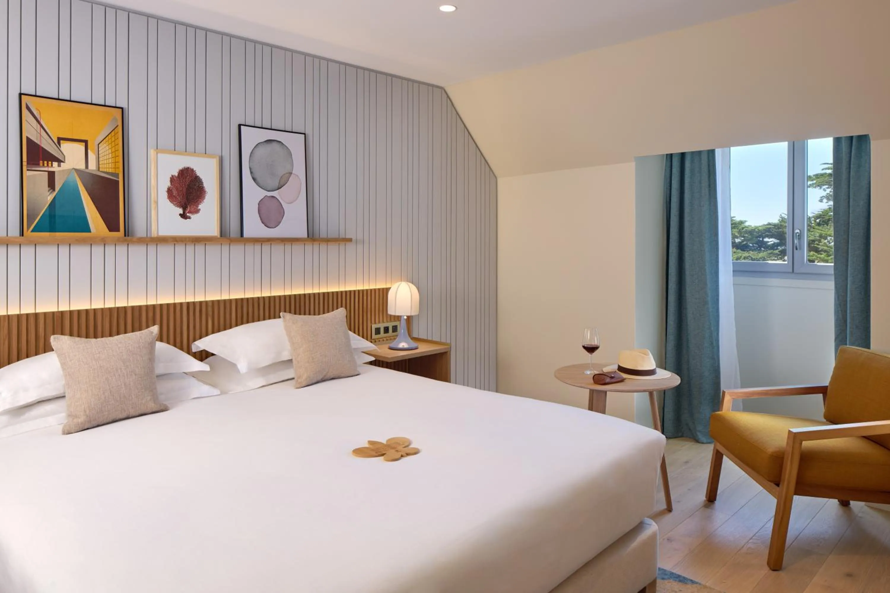 Bed in Castel Clara Thalasso & Spa