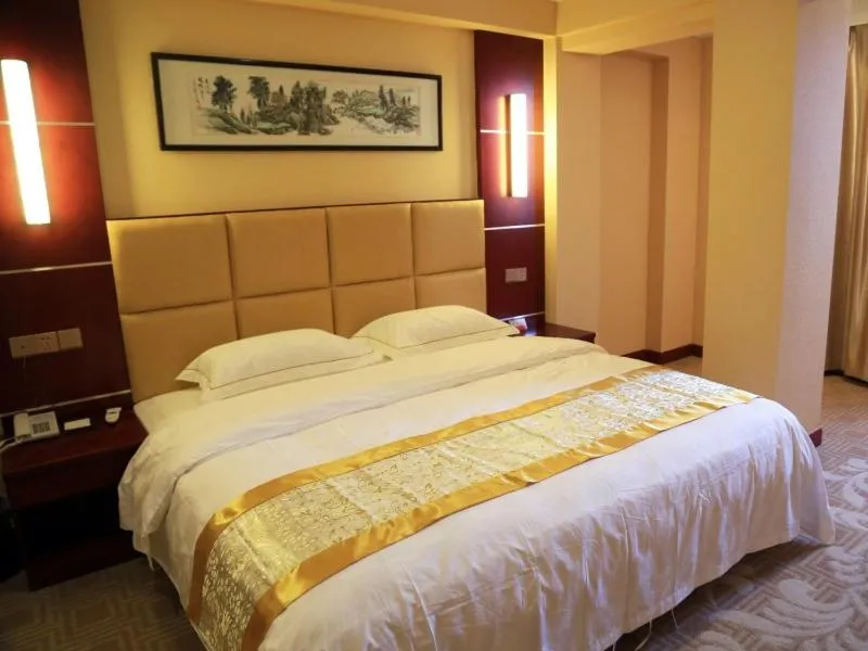 Bed in GreenTree Alliance Suzhou Taicang South Changchun Road Liuyuan Hotel