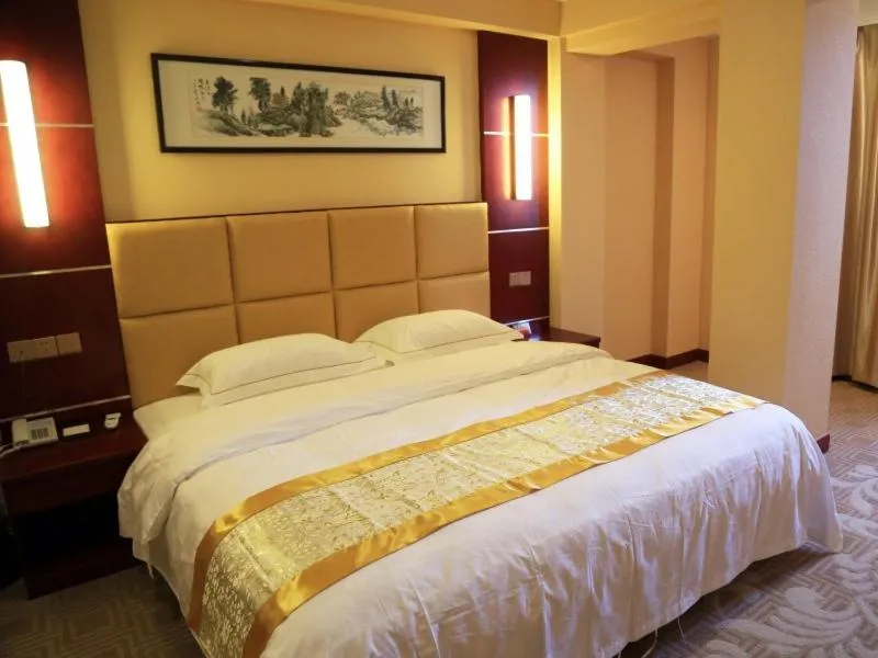 Bed in GreenTree Alliance Suzhou Taicang South Changchun Road Liuyuan Hotel
