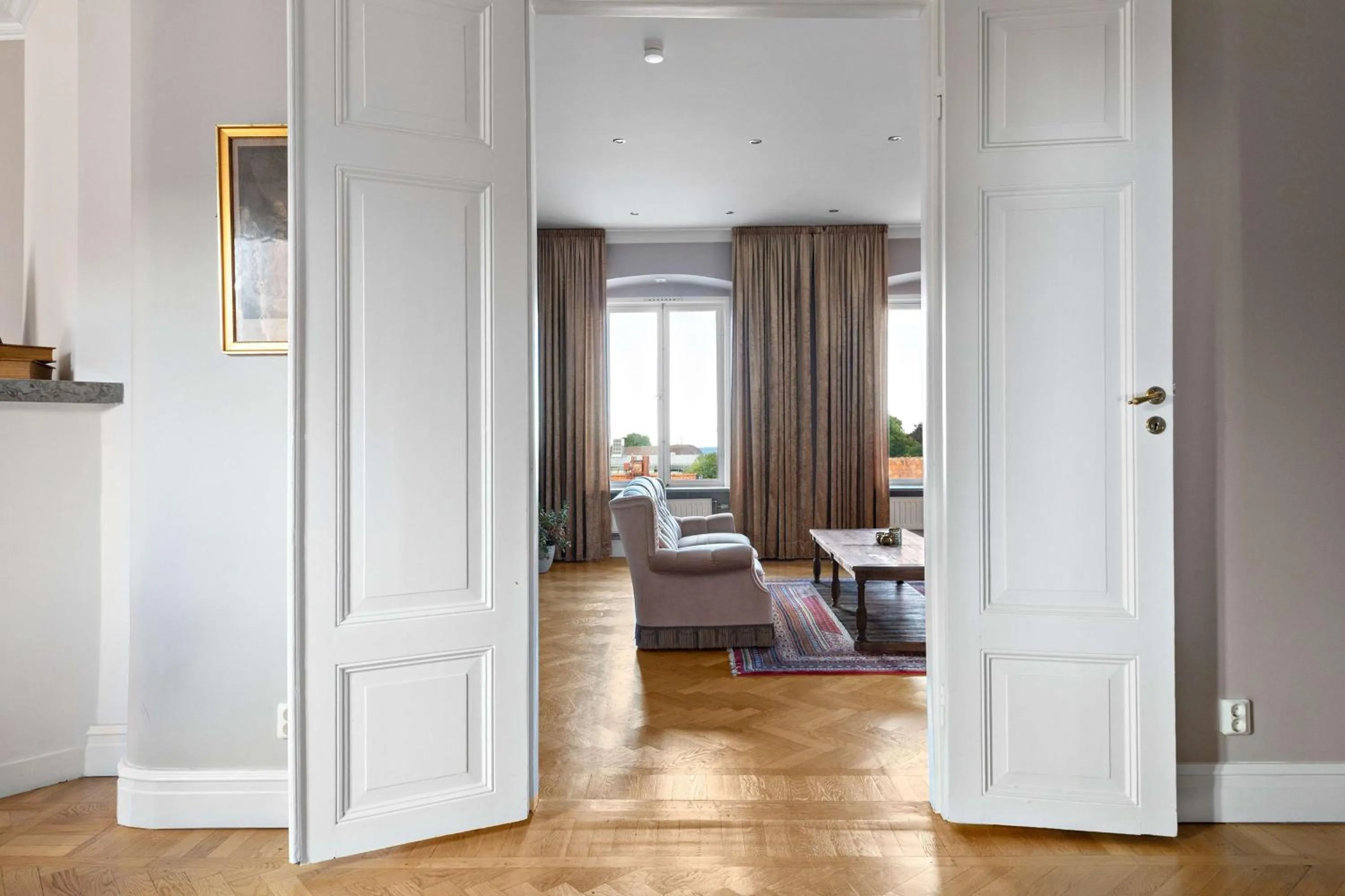 Bedroom, Bed in Donners Hotell