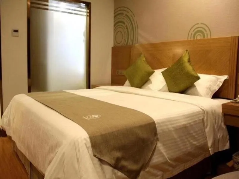 Bed in GreenTree Inn Lu'an Jin'an District North Bus Station Express Hotel