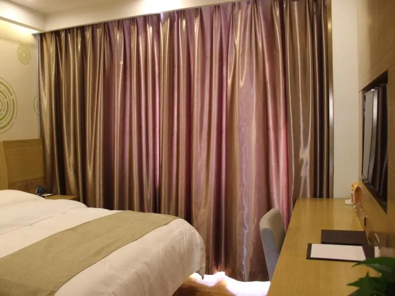 Bed in GreenTree Inn Lu'an Jin'an District North Bus Station Express Hotel