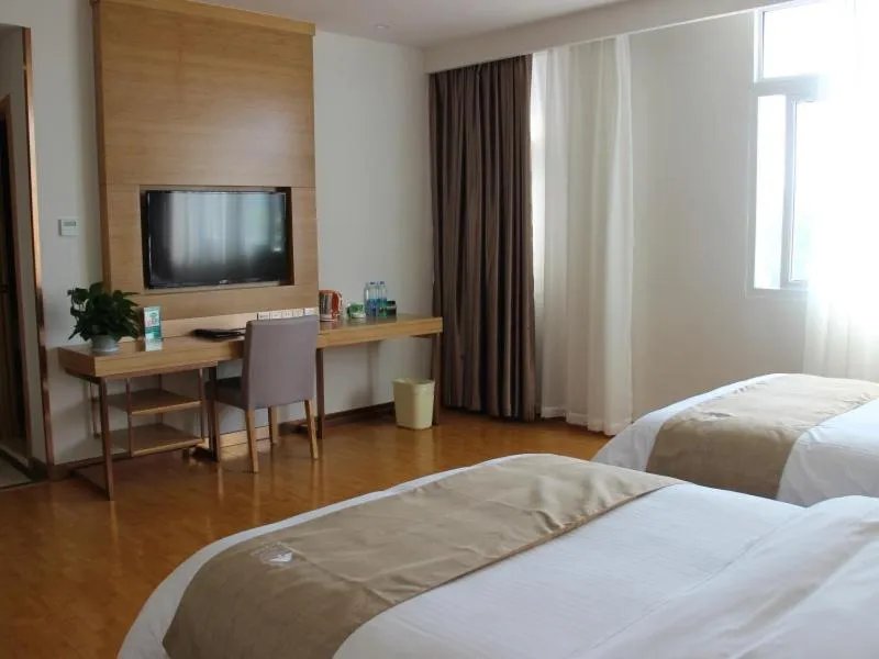 Bed in GreenTree Inn Lu'an Jin'an District North Bus Station Express Hotel