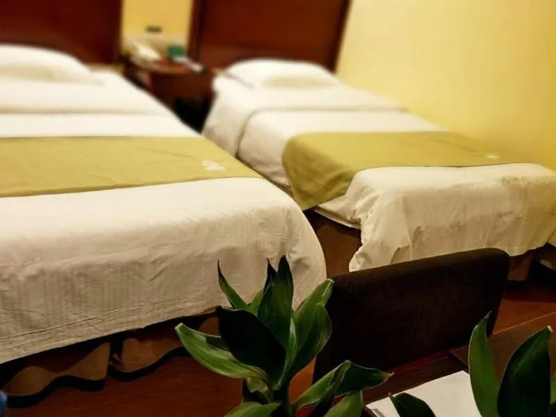 Bed in GreenTree Alliance Beijing Daxing District Jiugong Town Jiugong Subway Station Hotel