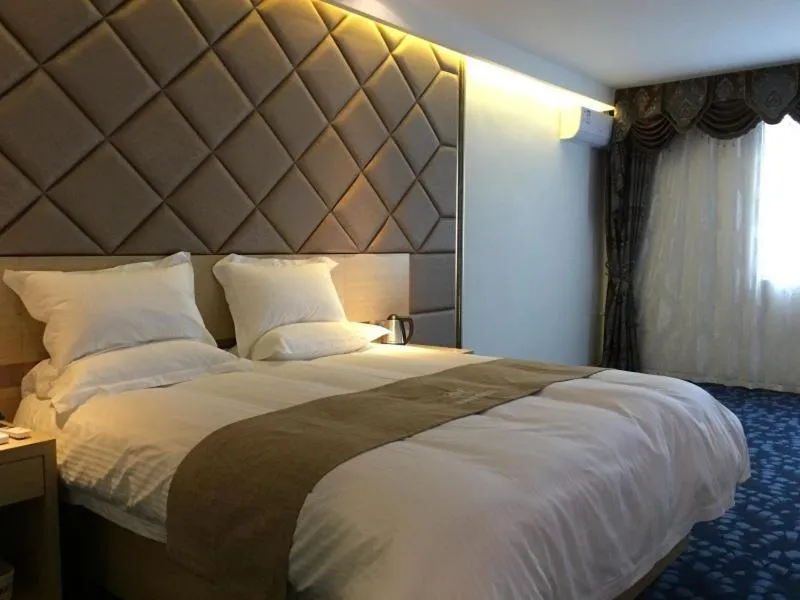 Bed in GreenTree Inn Xi'an Railway Station Airport Bus Wulukou Subway Station Business Hotel