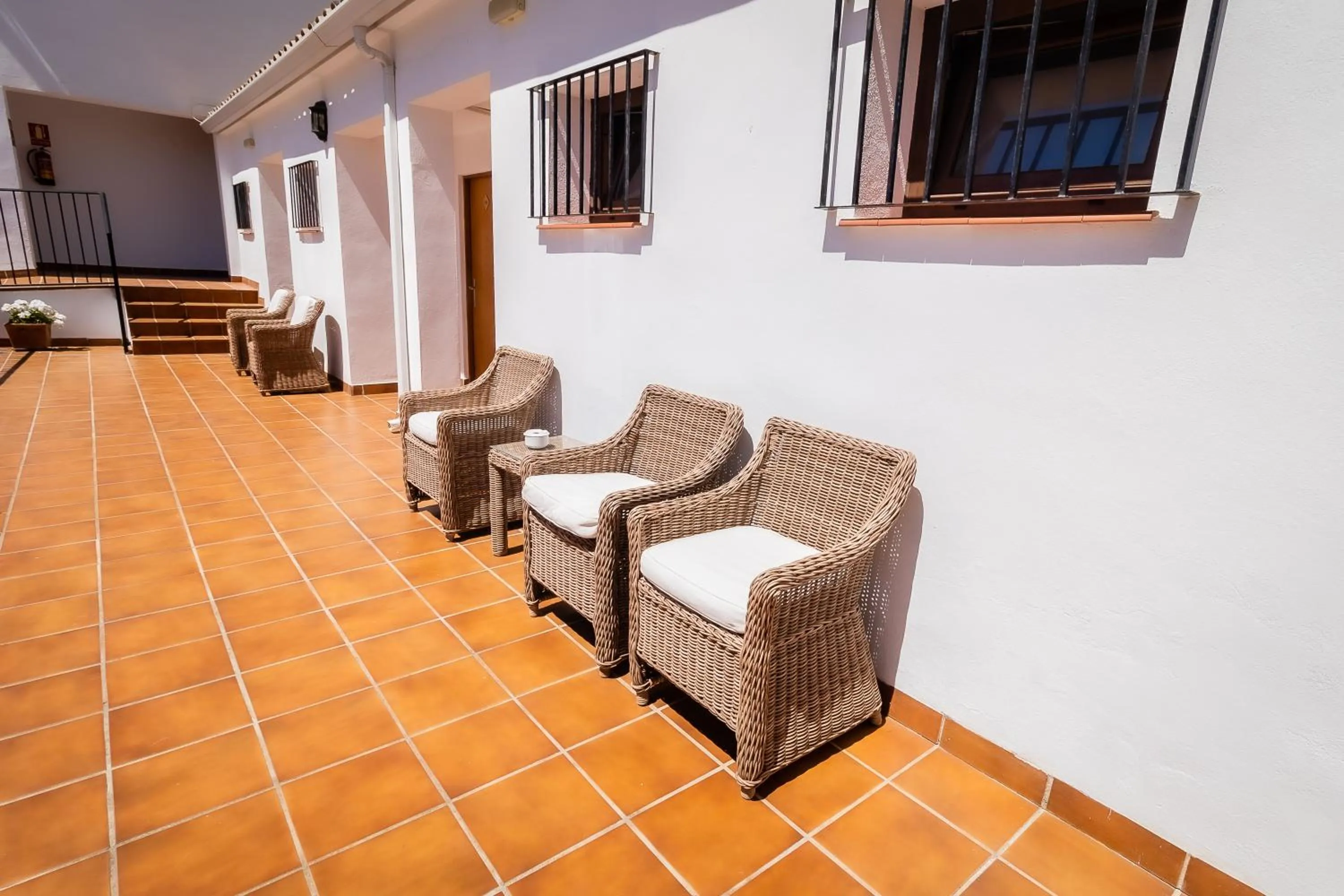 Patio in Paloma Blanca Boutique Hotel