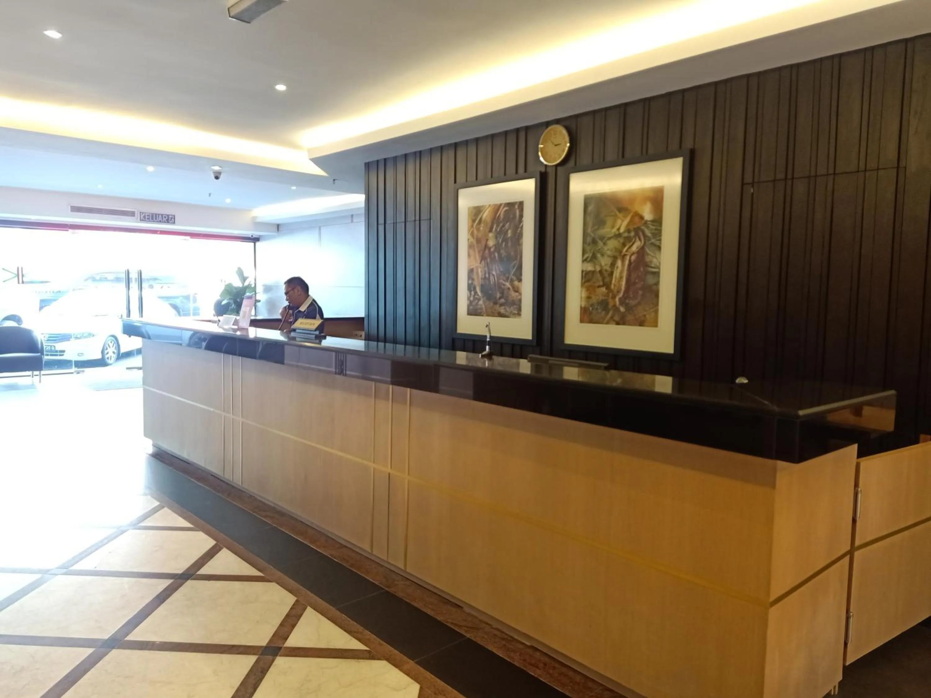 Lobby or reception in Kinabalu Daya Hotel
