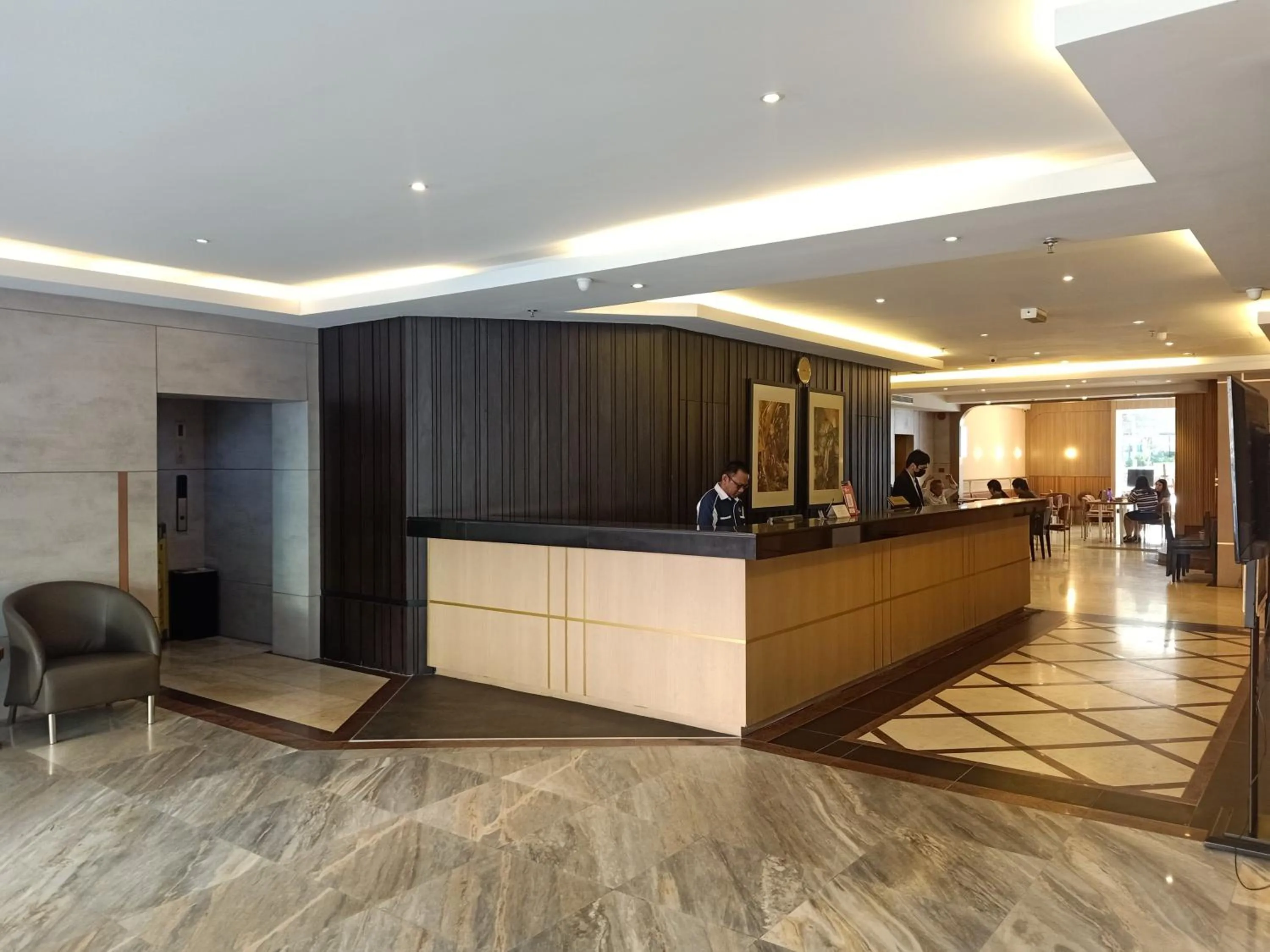 Lobby or reception in Kinabalu Daya Hotel