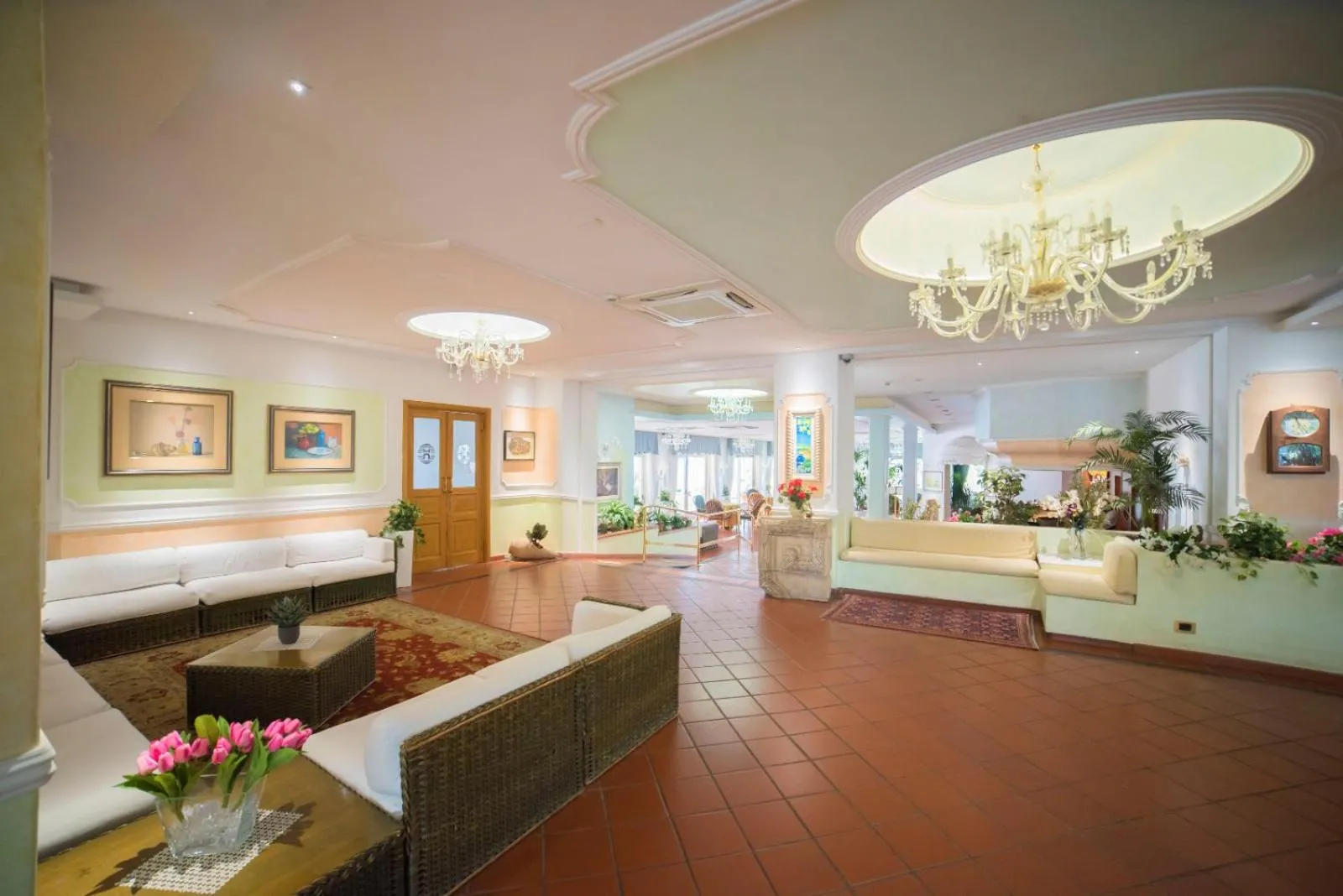 Lobby or reception in Orizzonte Acireale Hotel