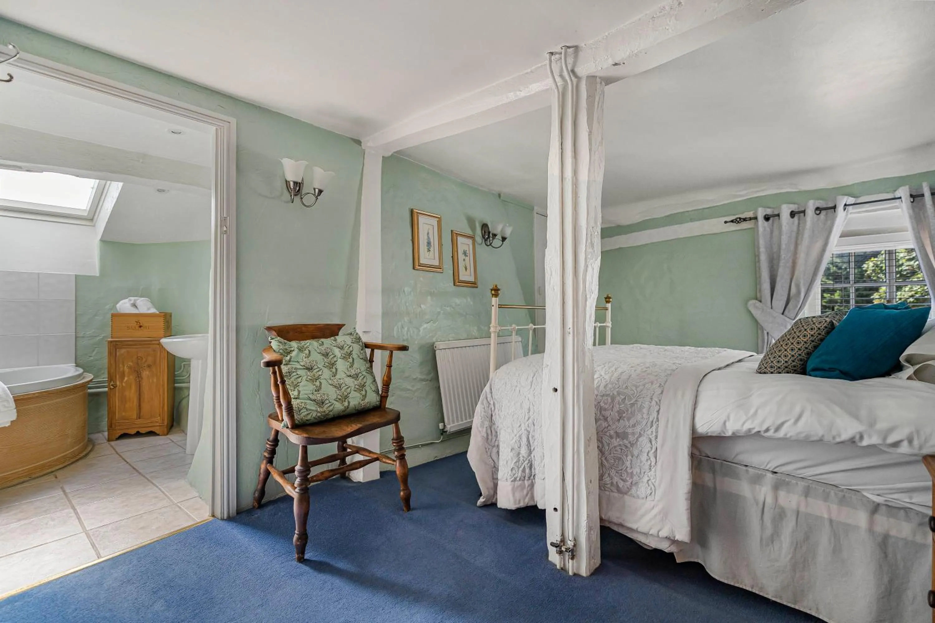 Bed in The Angel Inn B&B