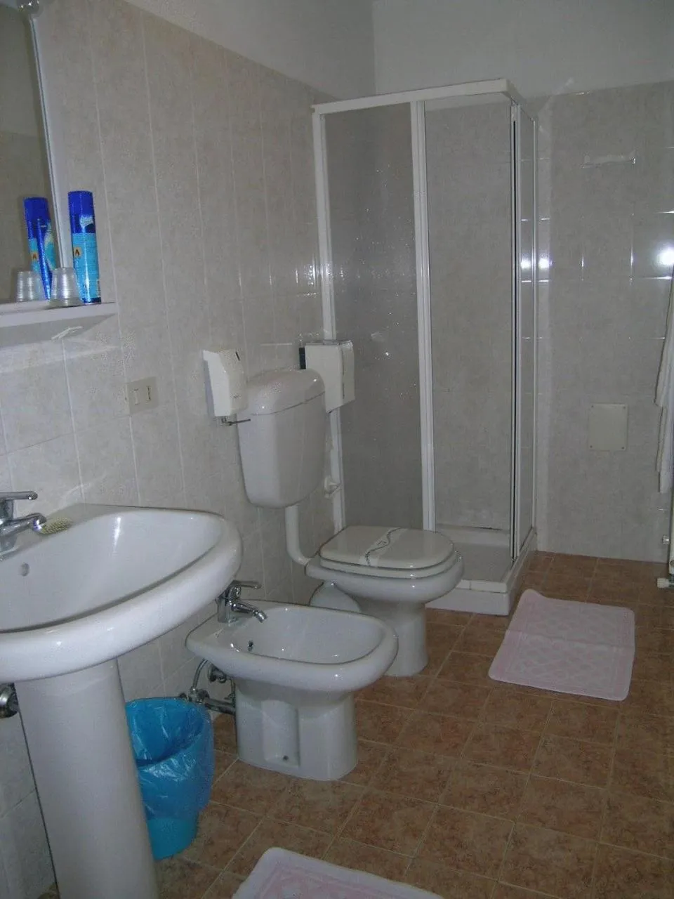 Bathroom in Antica Locanda Montin