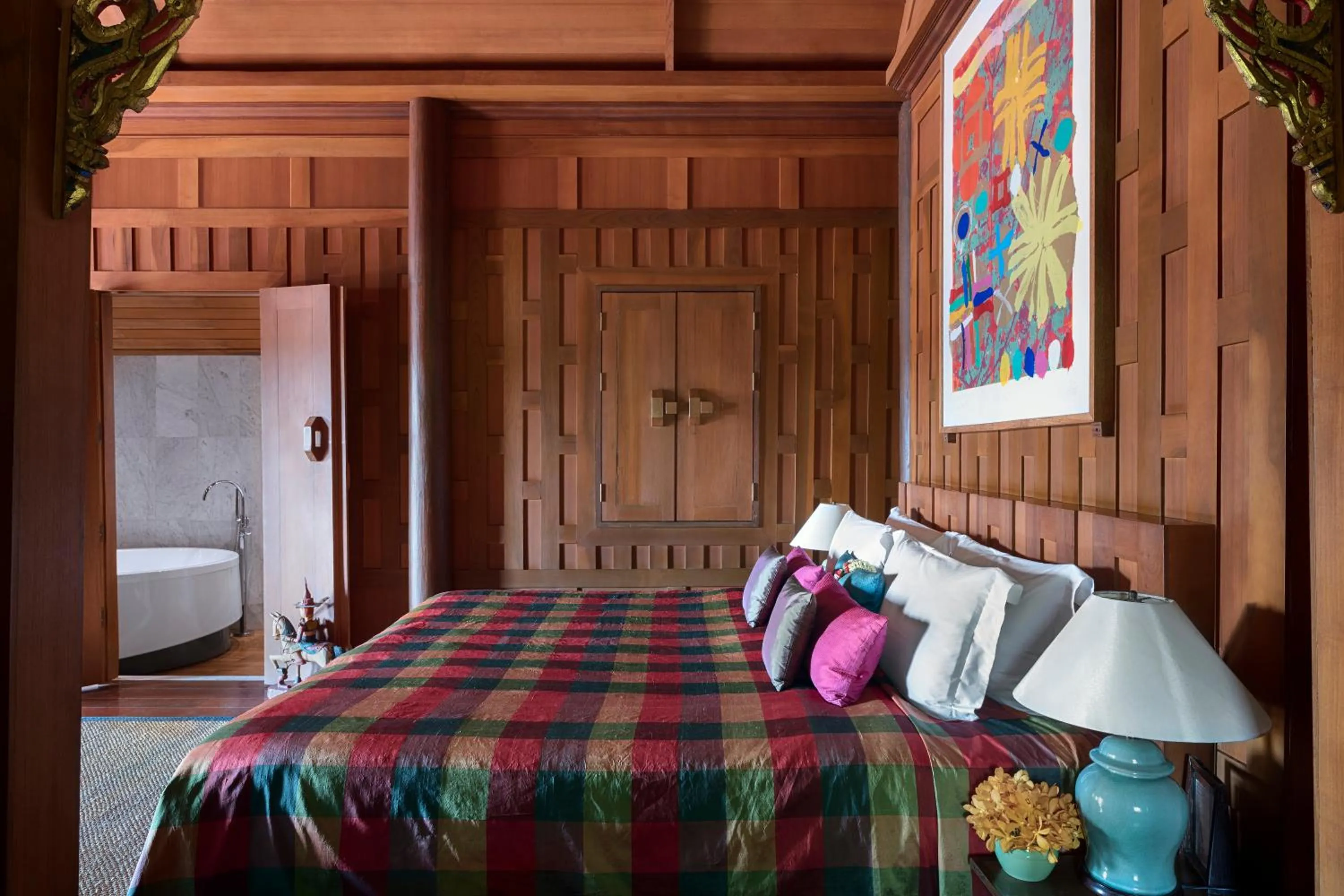 Bed in Chakrabongse Villas