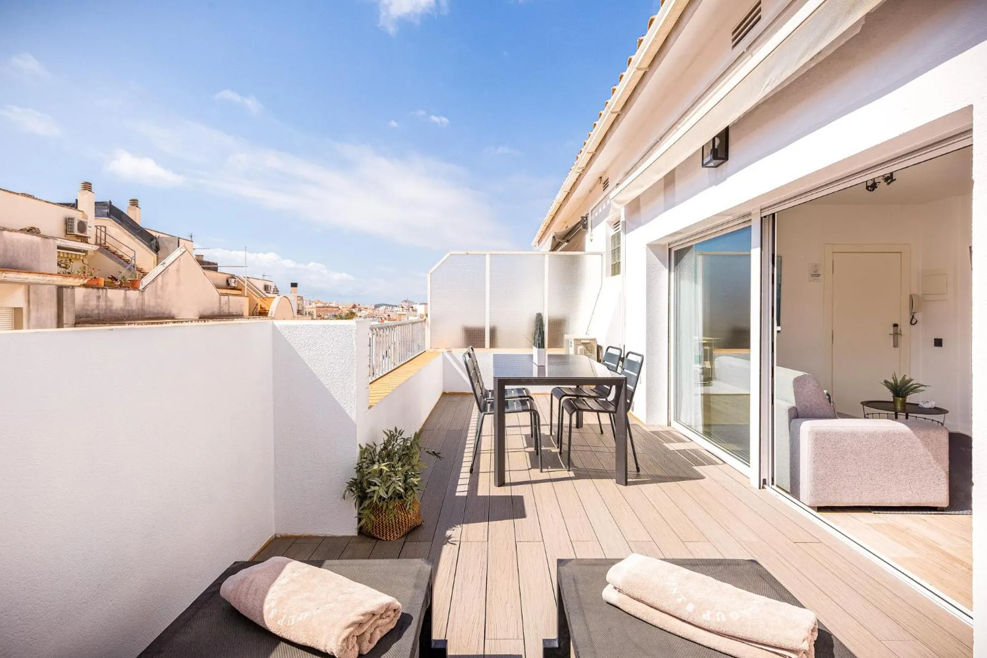 Balcony/Terrace in Sitges Group Calm Beach