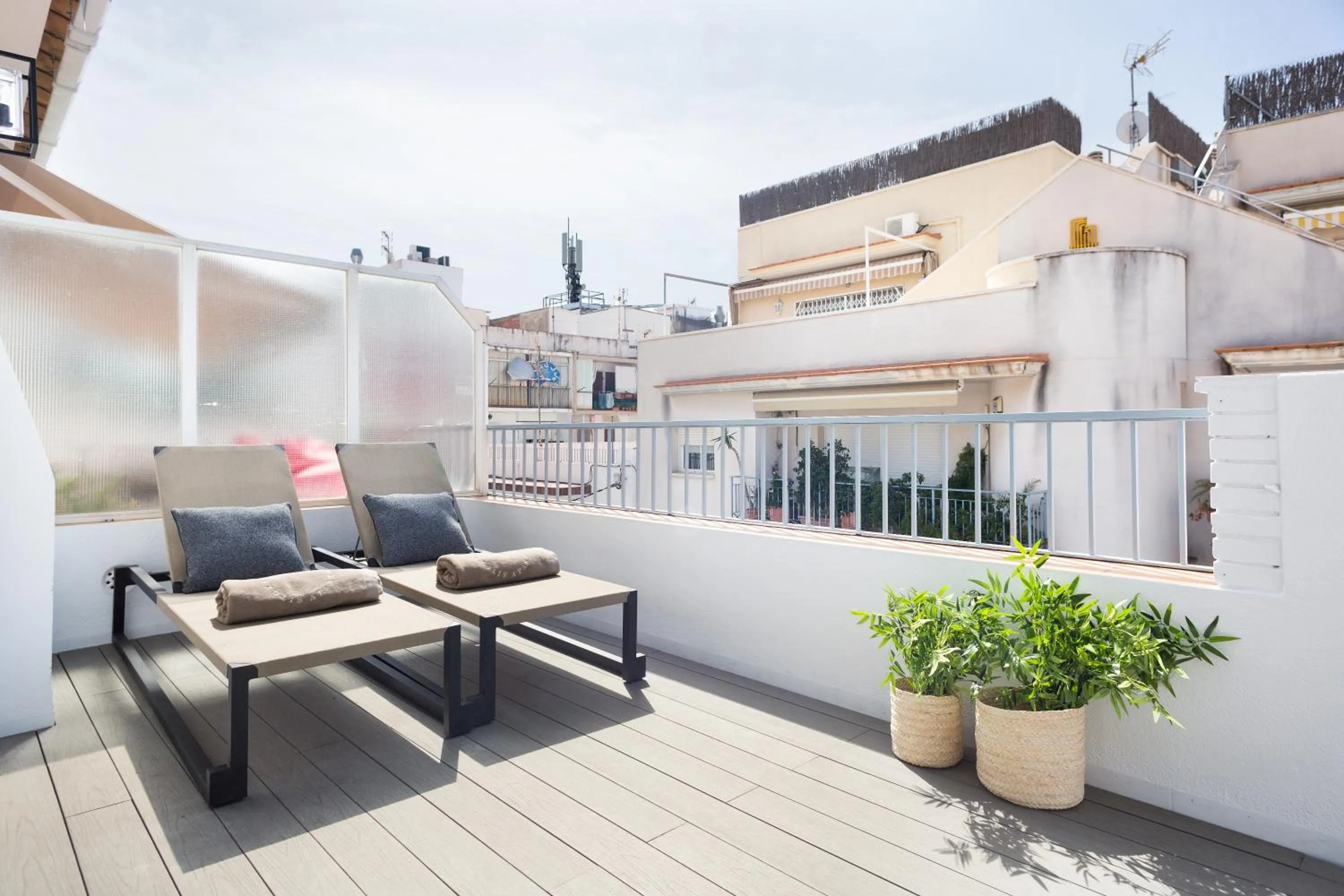 Balcony/Terrace in Sitges Group Calm Beach