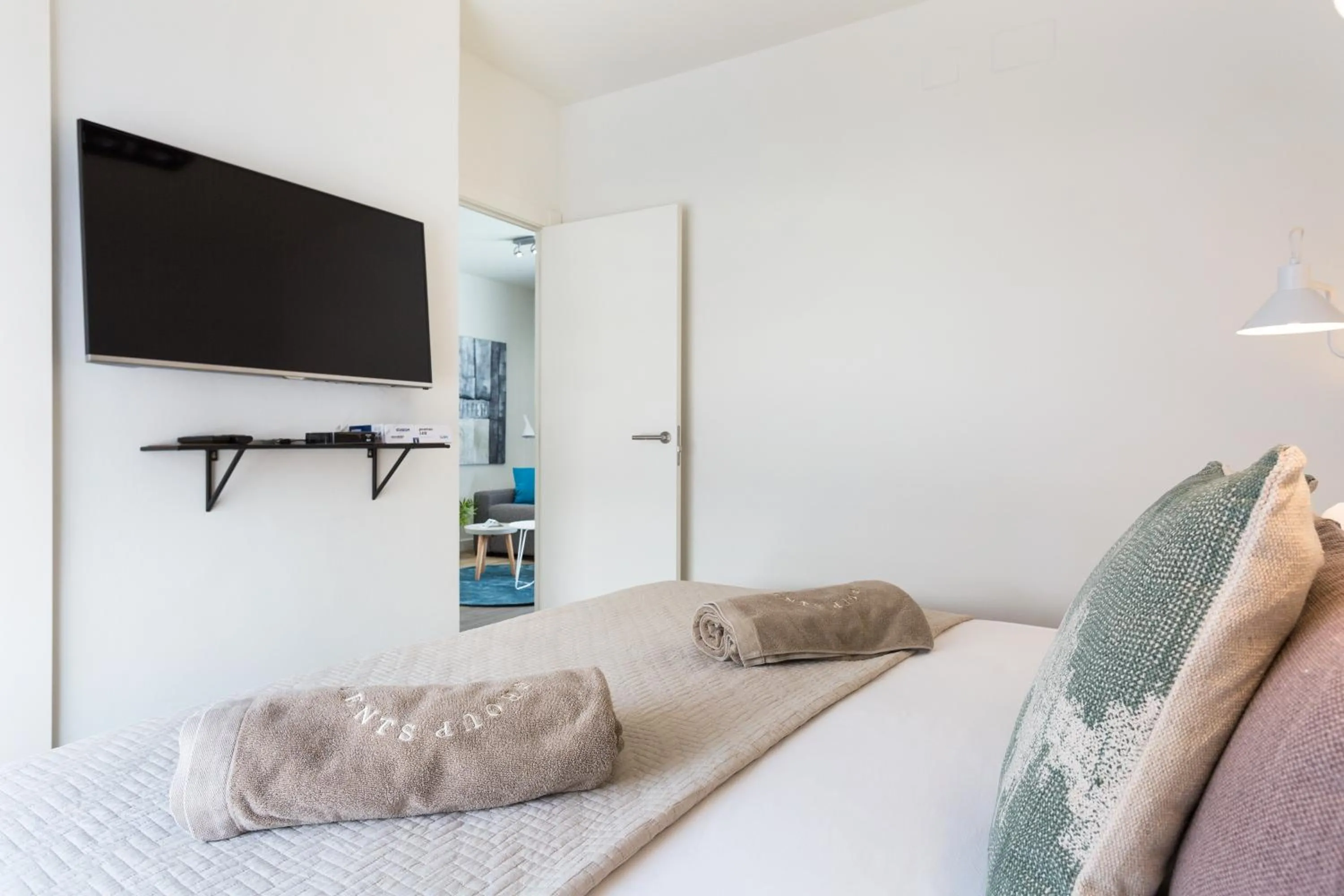 Decorative detail, Bed in Sitges Group Calm Beach