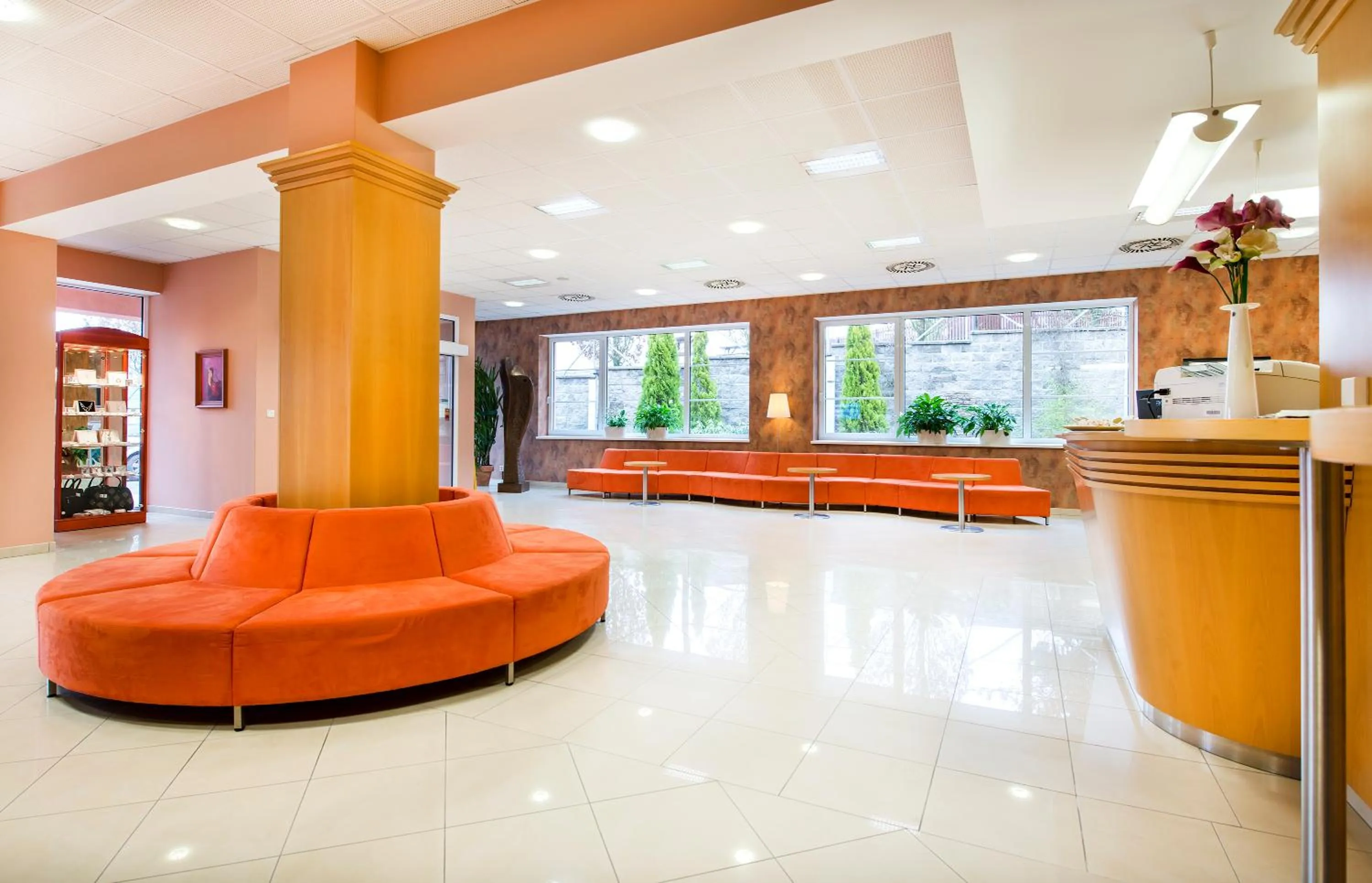 Lobby or reception in Hotel Akademie