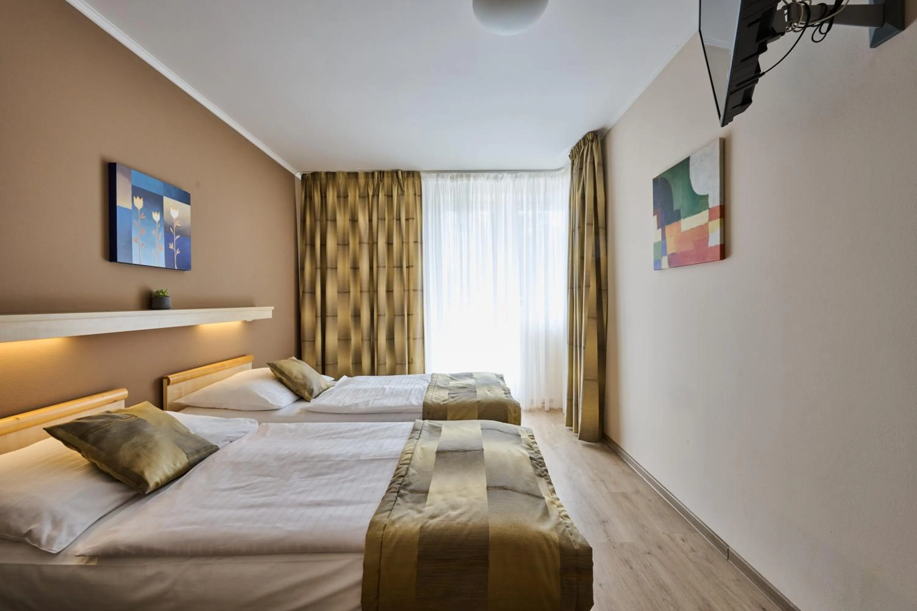 Bed in Hotel Akademie