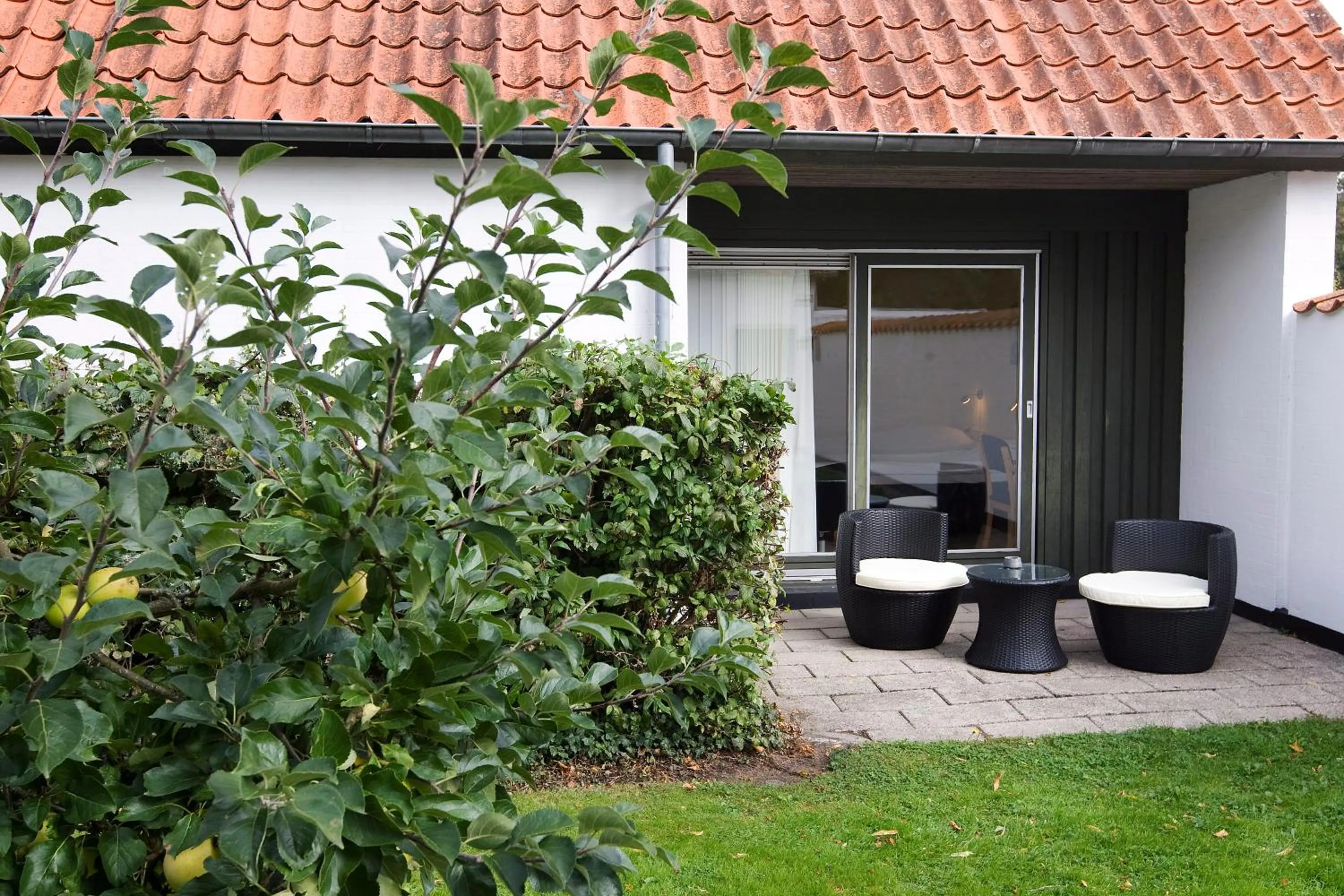 Patio in Hotel Troense