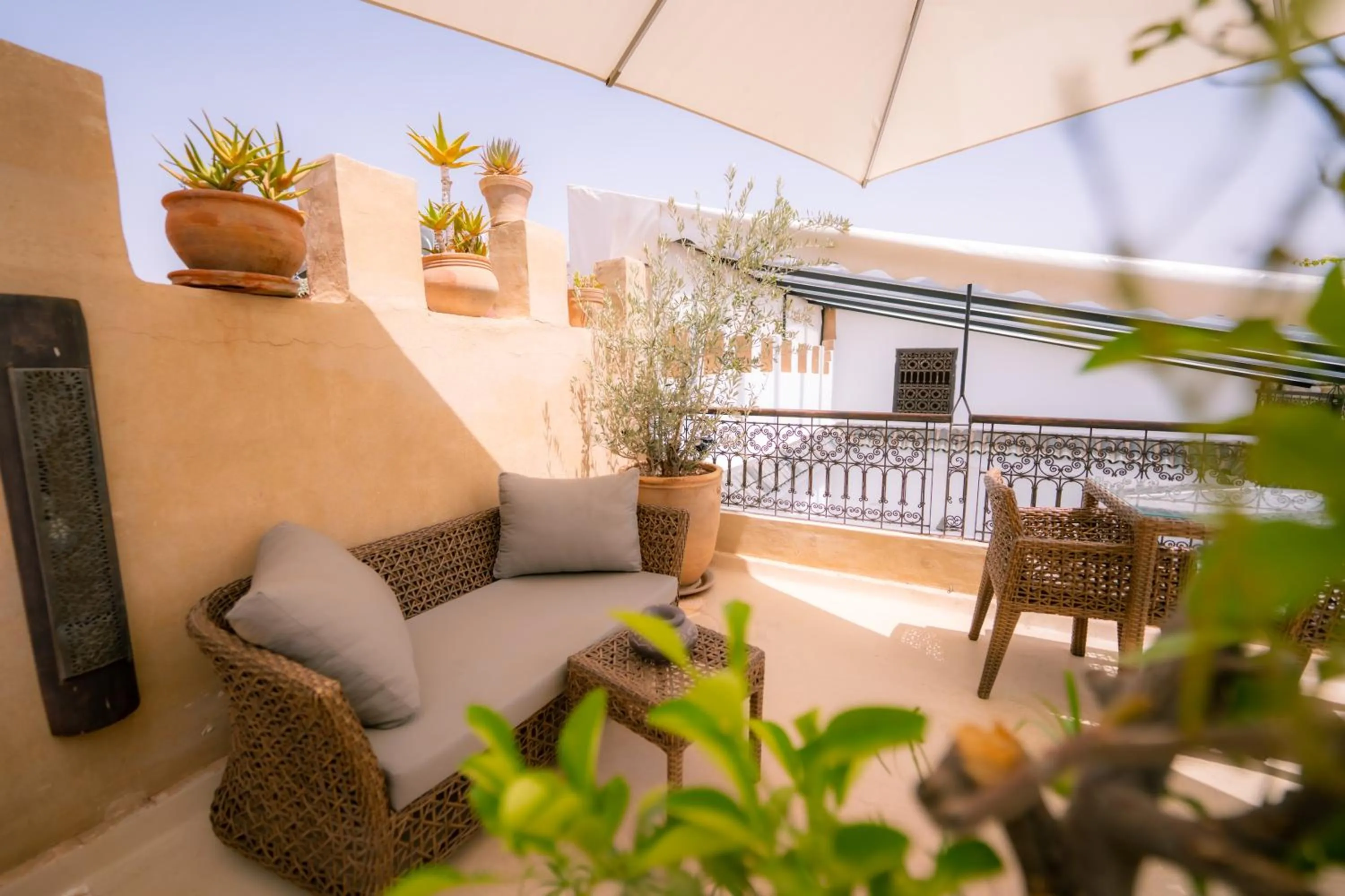 Patio in Riad Dar Massai