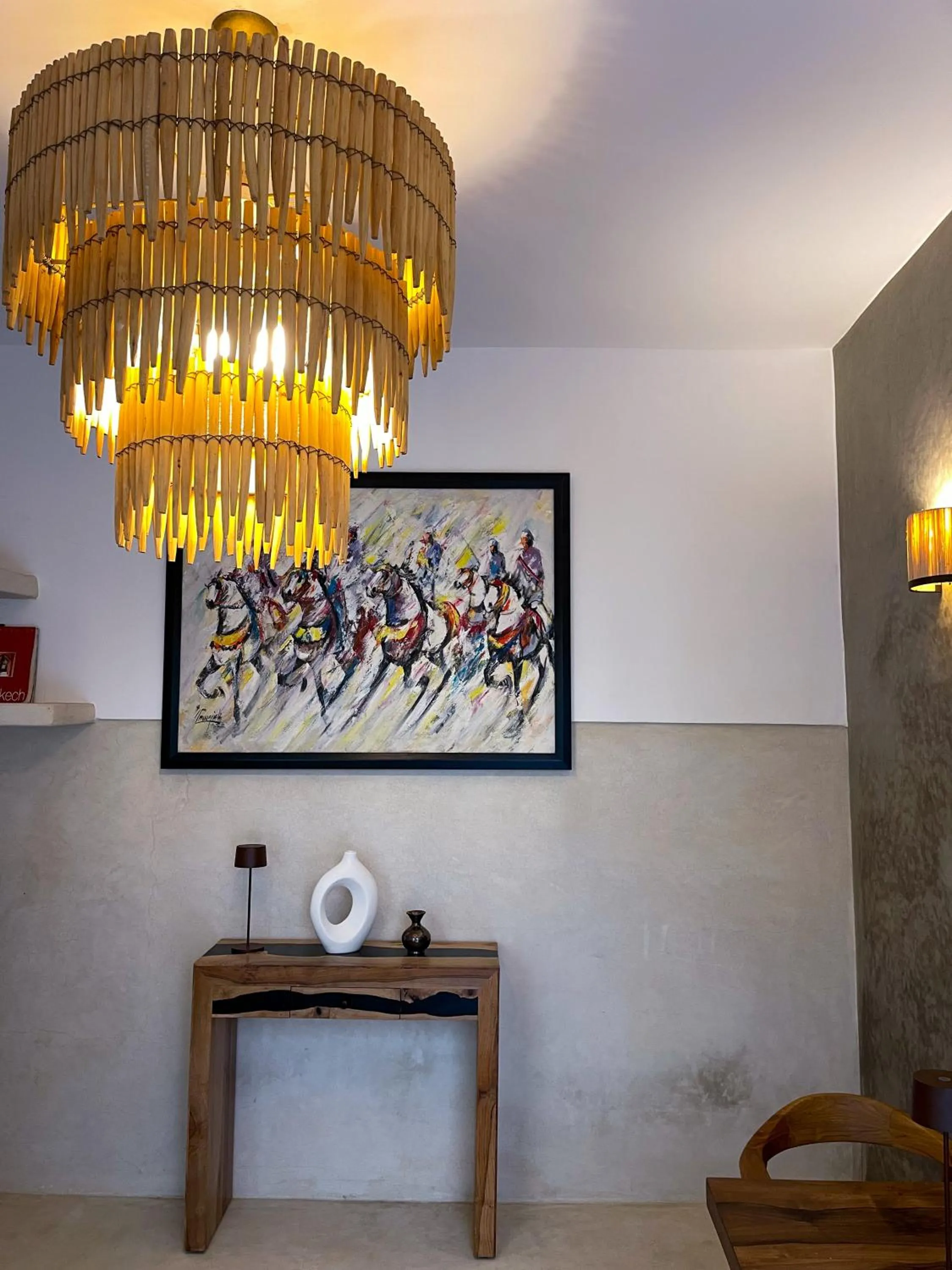 Decorative detail in Riad Dar Massai