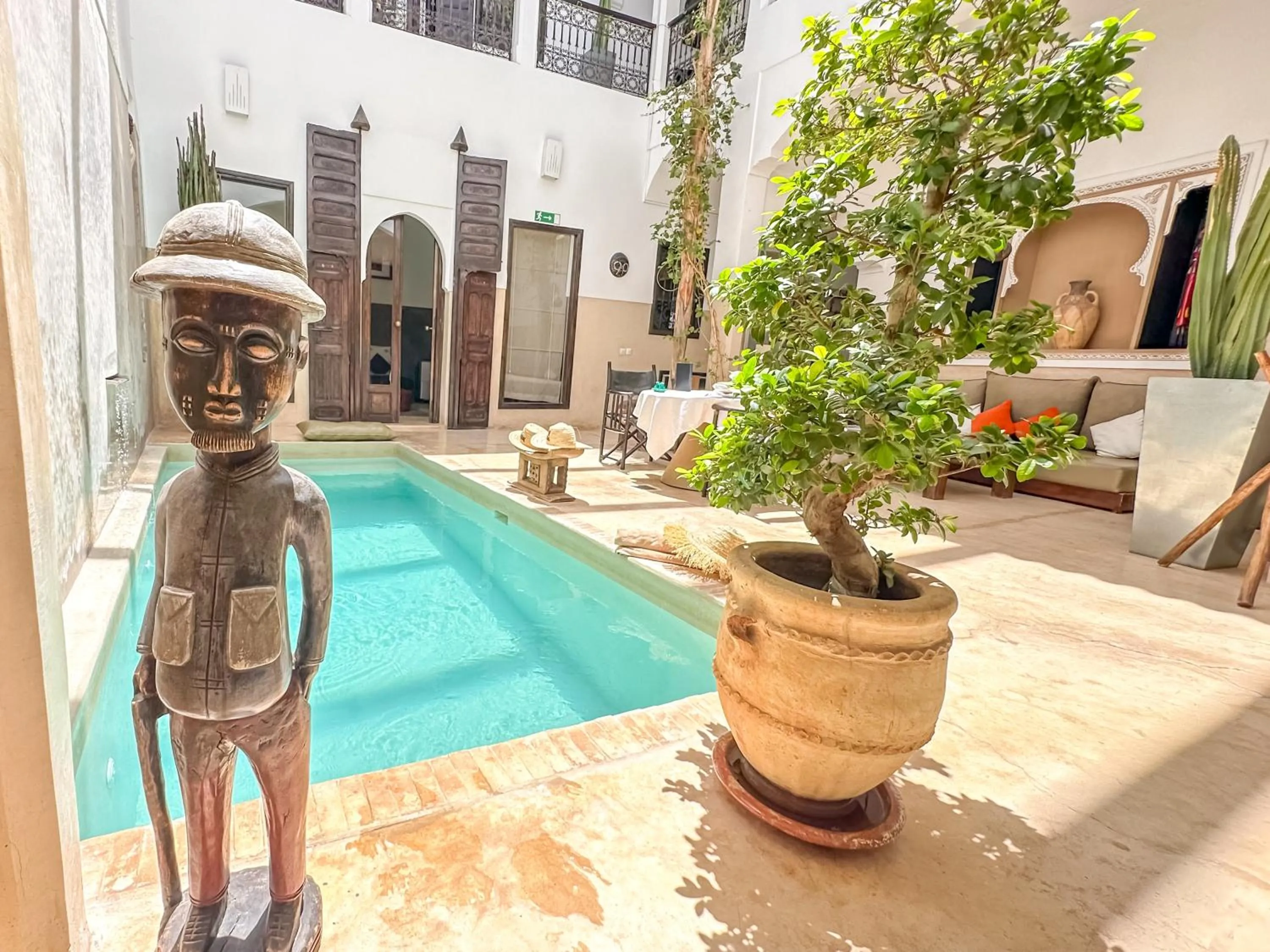 Swimming pool in Riad Dar Massai