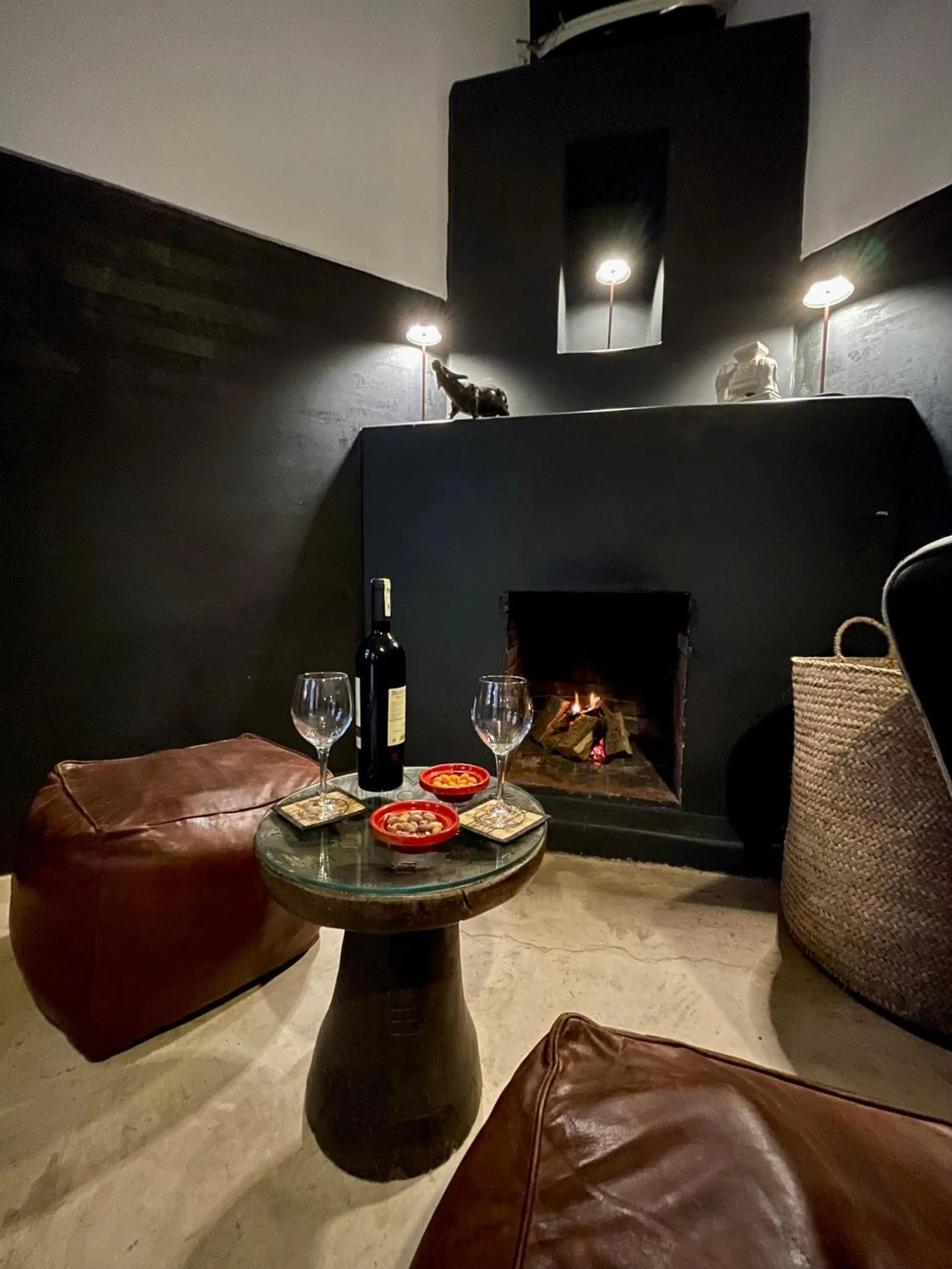 Seating area in Riad Dar Massai