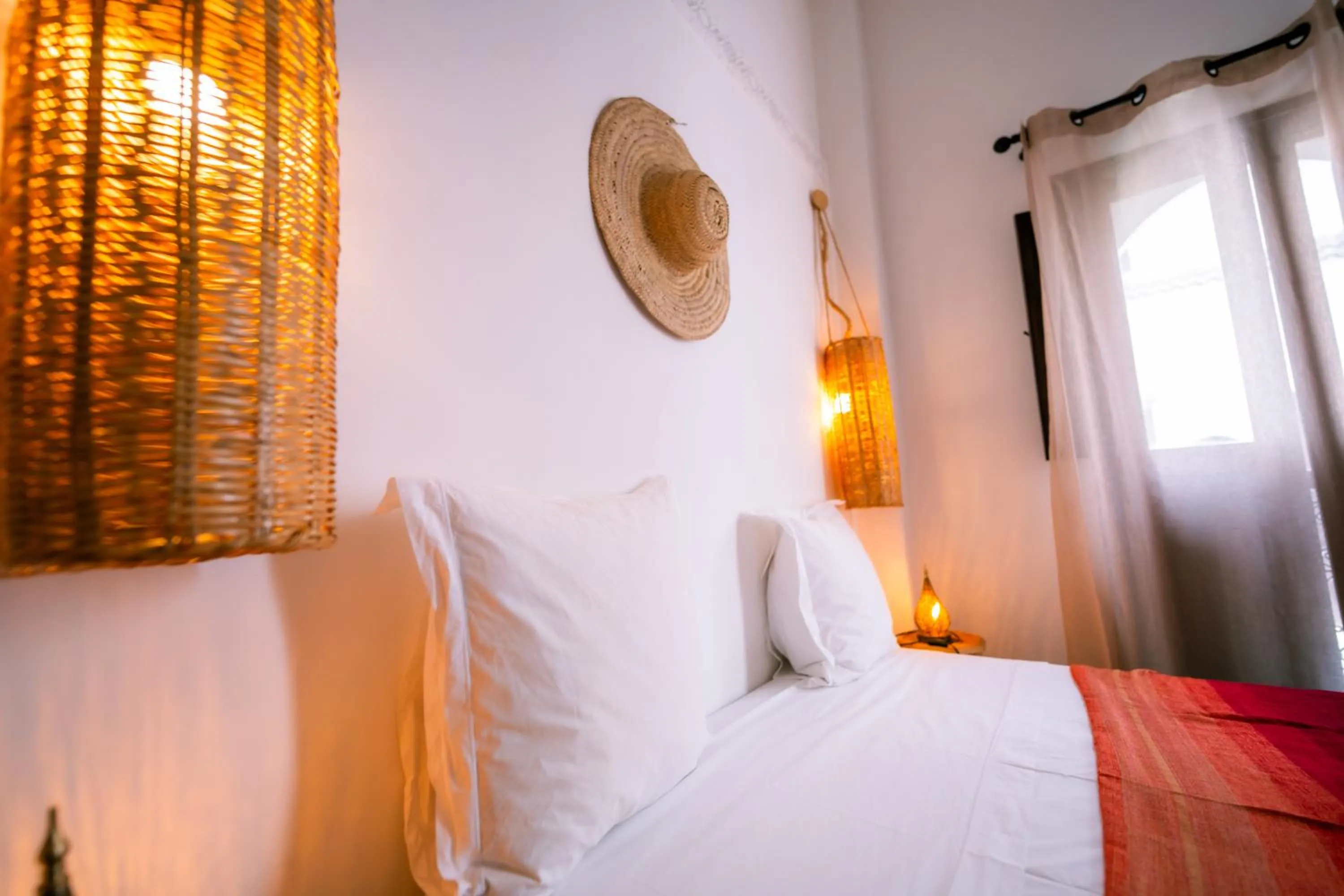 Decorative detail, Bed in Riad Dar Massai