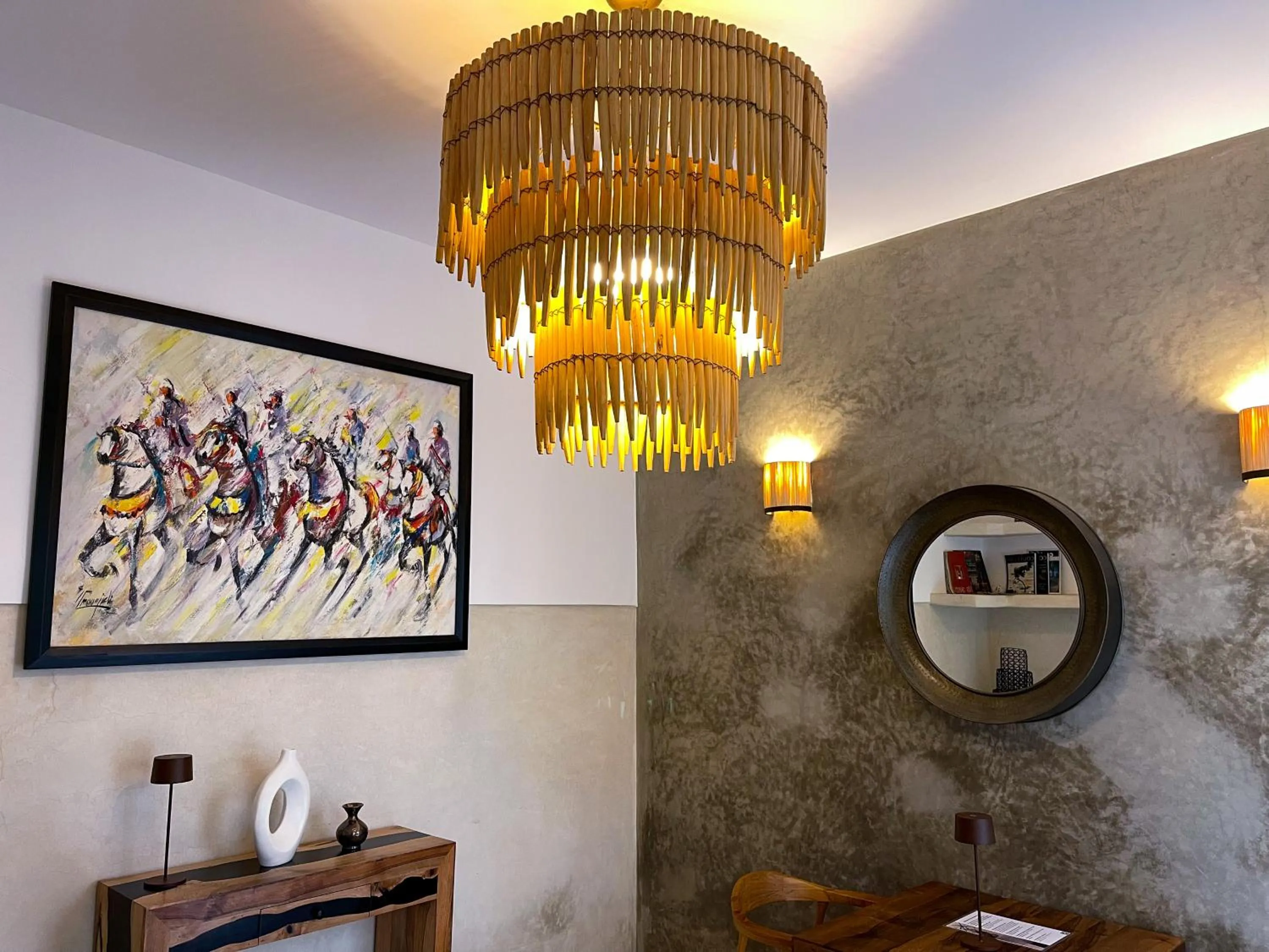 Decorative detail in Riad Dar Massai