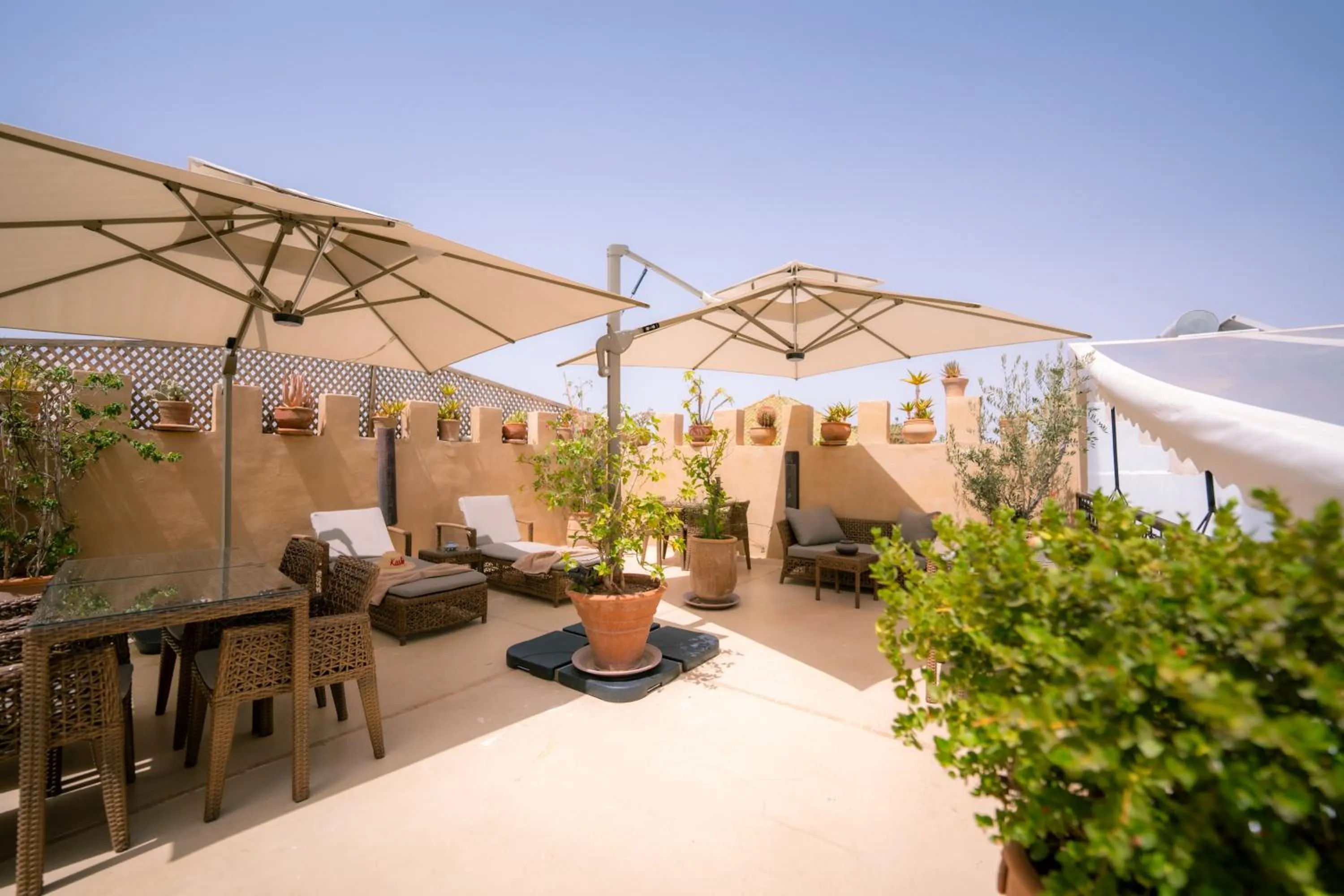 Patio in Riad Dar Massai