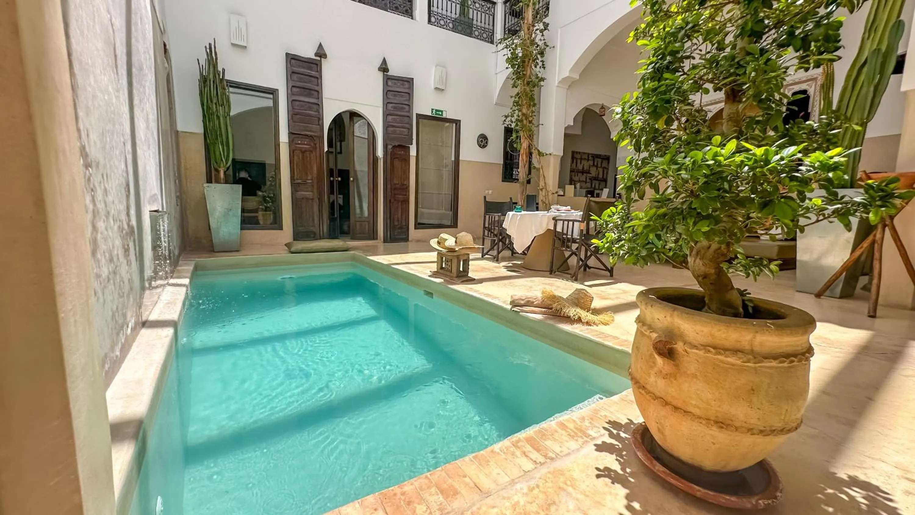 Swimming pool in Riad Dar Massai