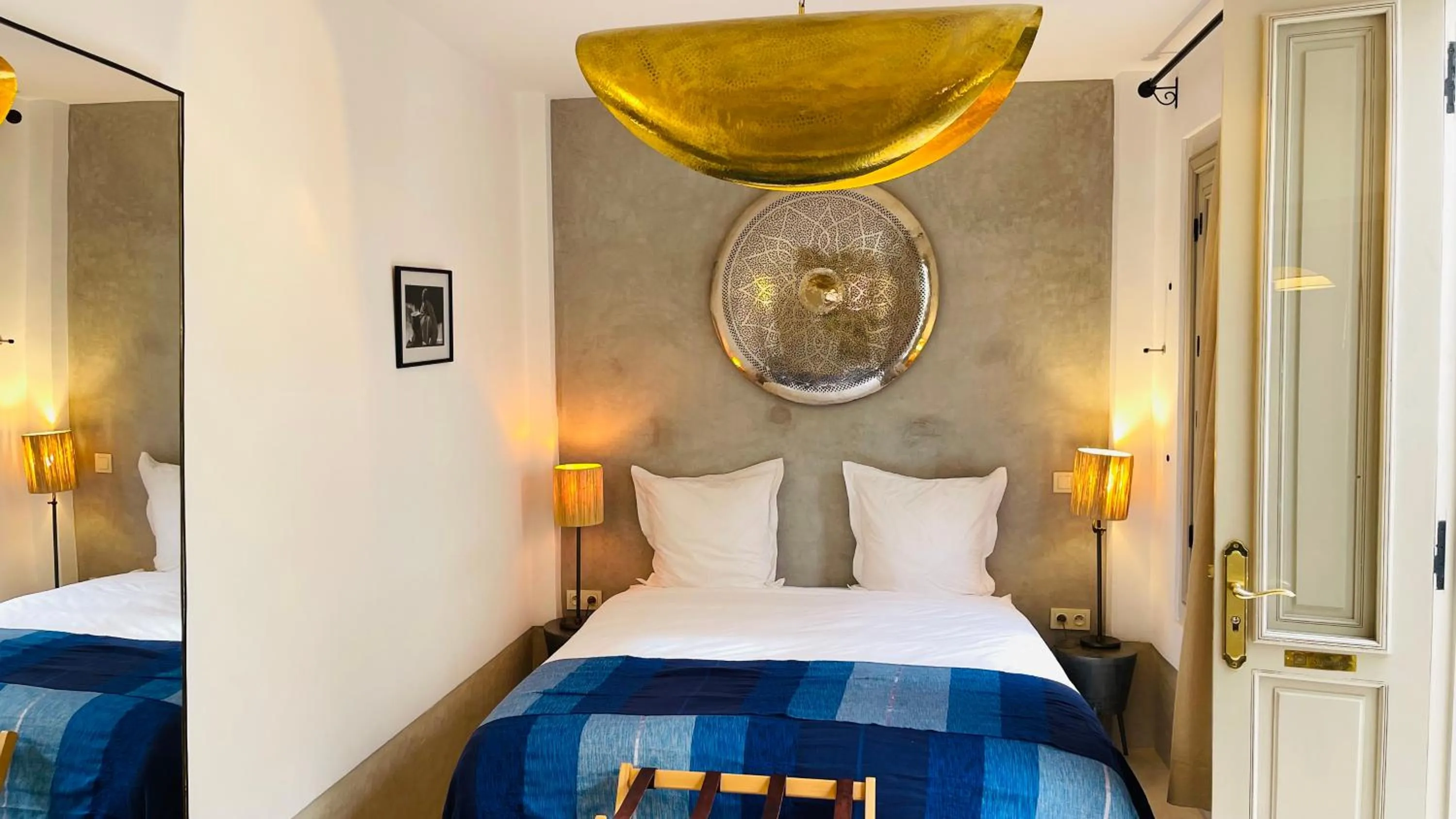 Bed in Riad Dar Massai